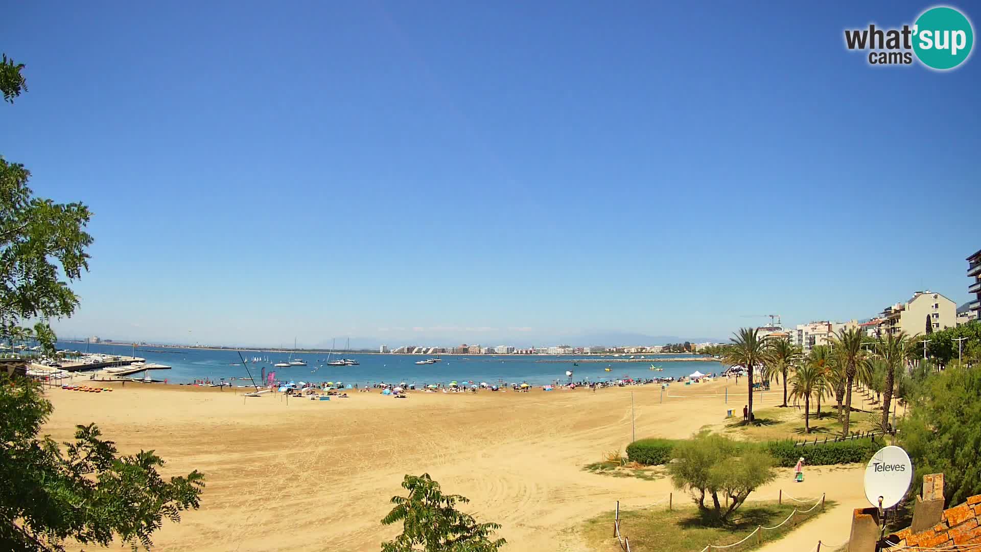 Webcam plage La Perola | ROSES | Costa Brava
