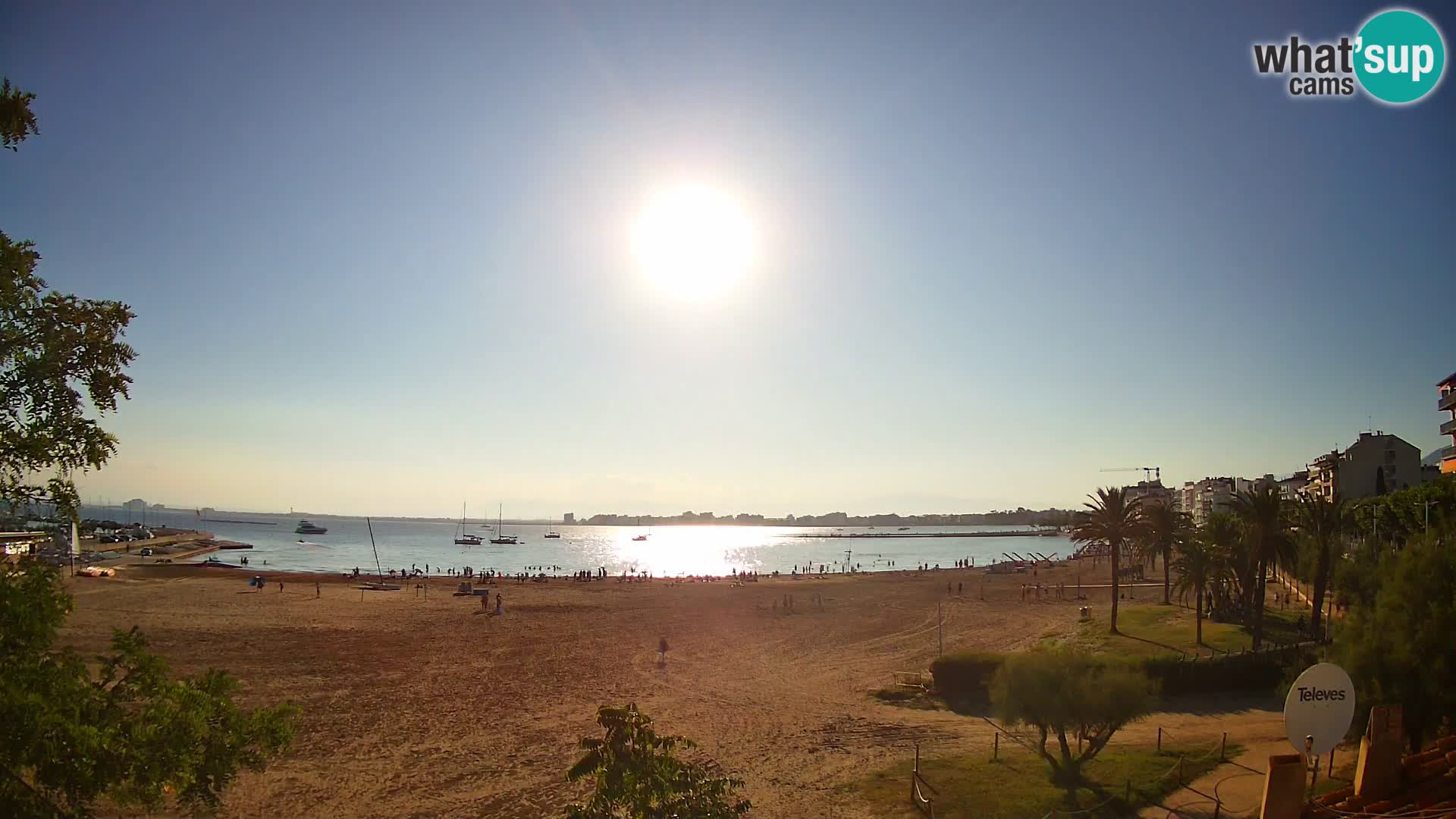 Webcam La Perola beach | ROSES | Costa Brava