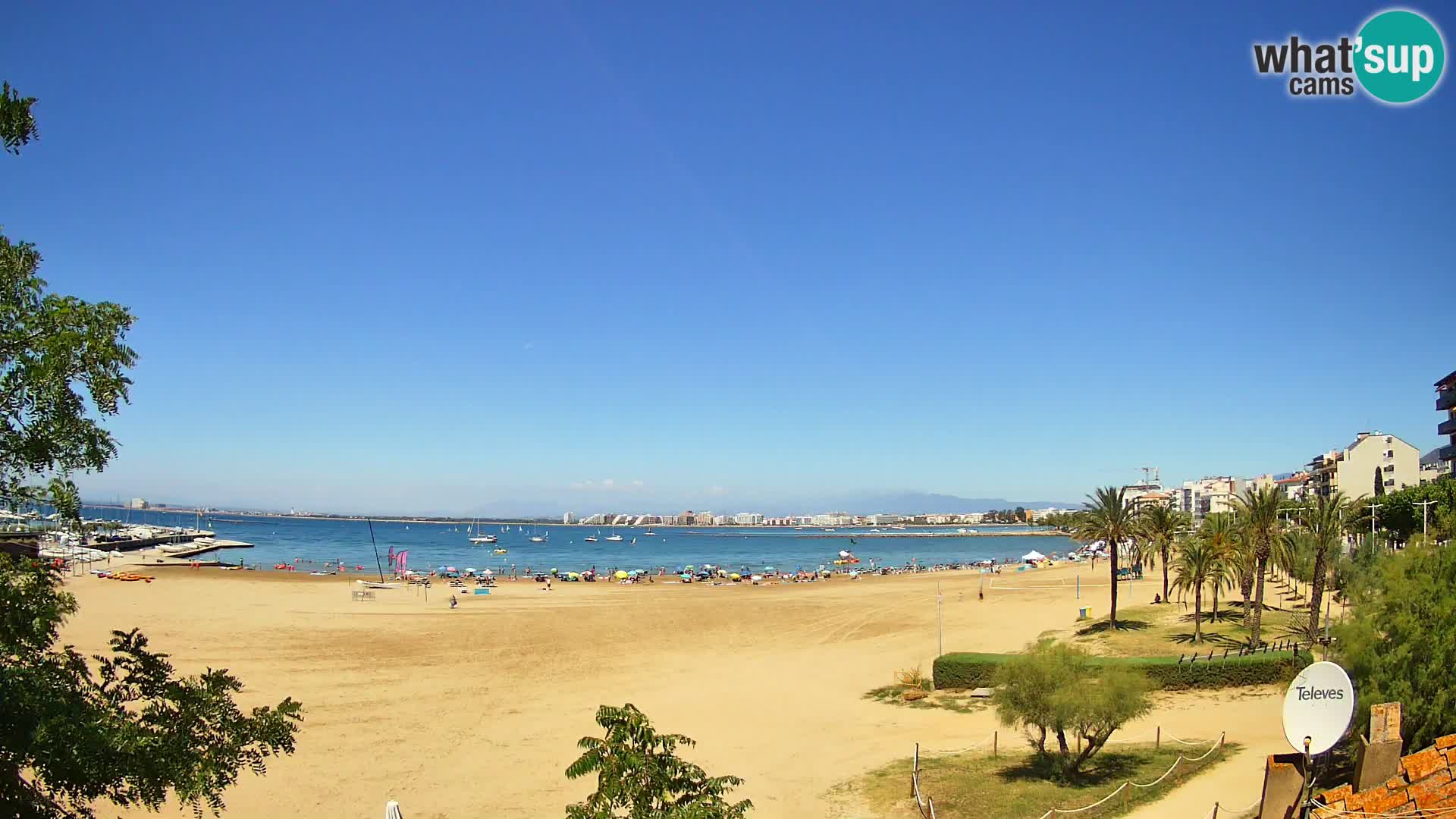 Kamera plaža La Perola | ROSES | Costa Brava