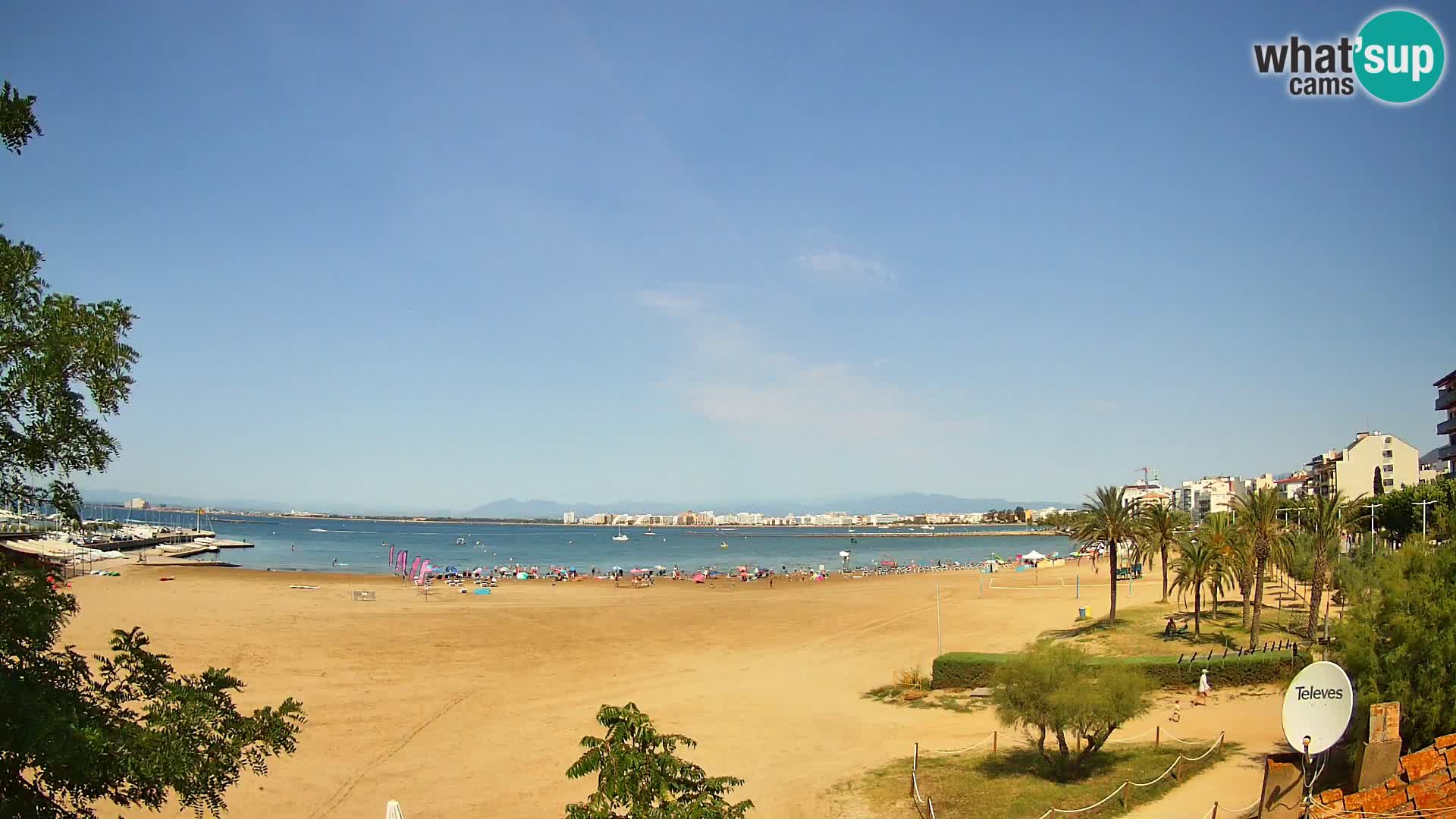 Webcam La Perola beach | ROSES | Costa Brava