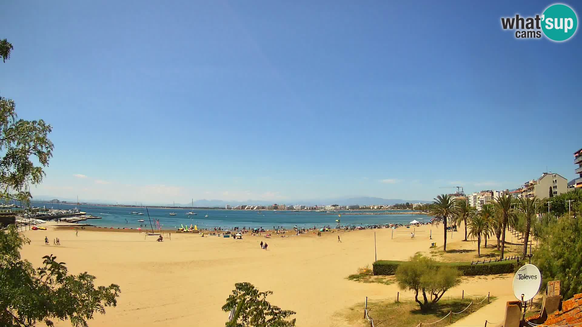 Webcam La Perola beach | ROSES | Costa Brava