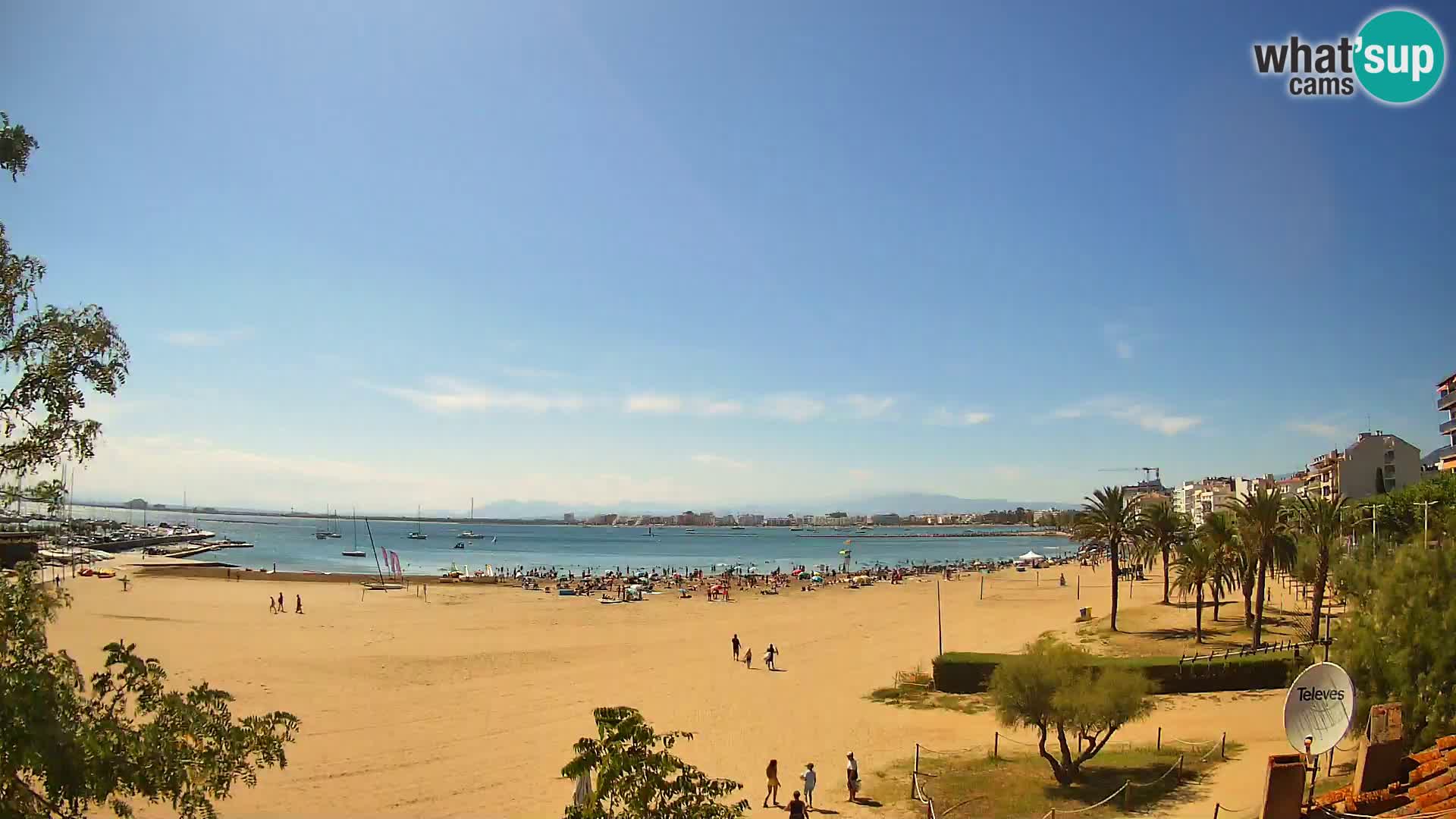 Webcam La Perola beach | ROSES | Costa Brava