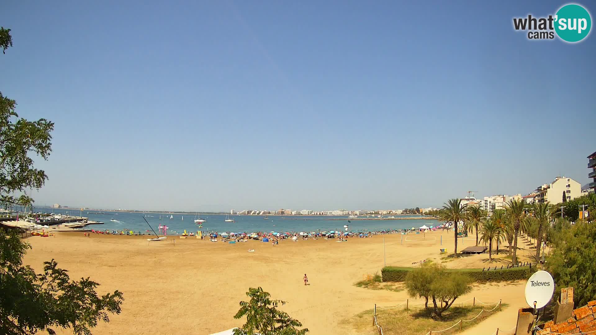 Kamera plaža La Perola | ROSES | Costa Brava
