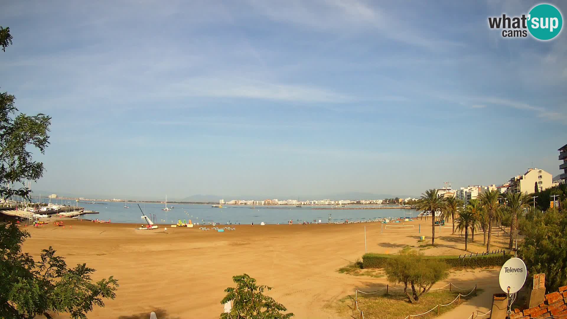 Webcam plage La Perola | ROSES | Costa Brava