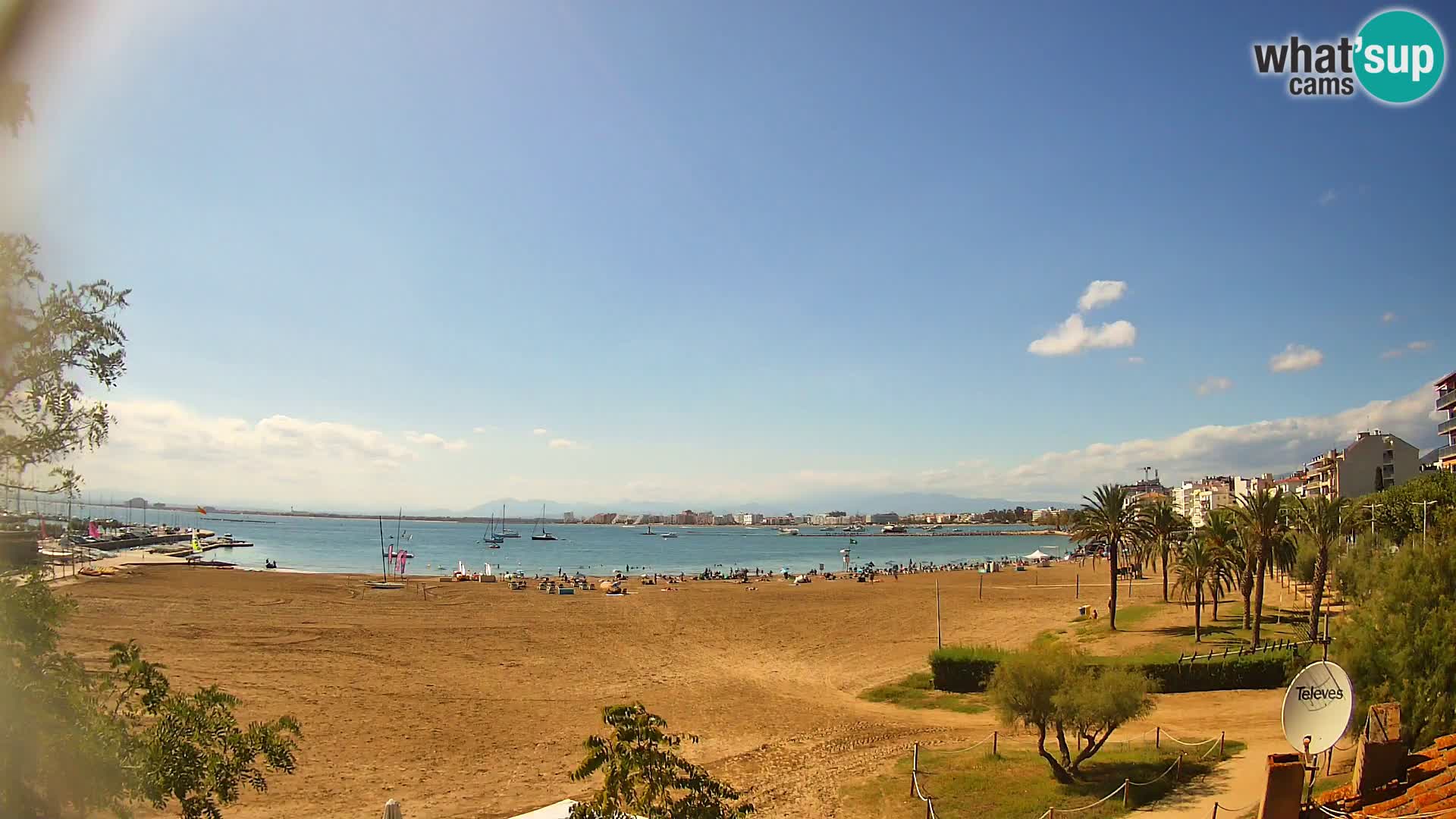 Webcam Strand La Perola | ROSES | Costa Brava