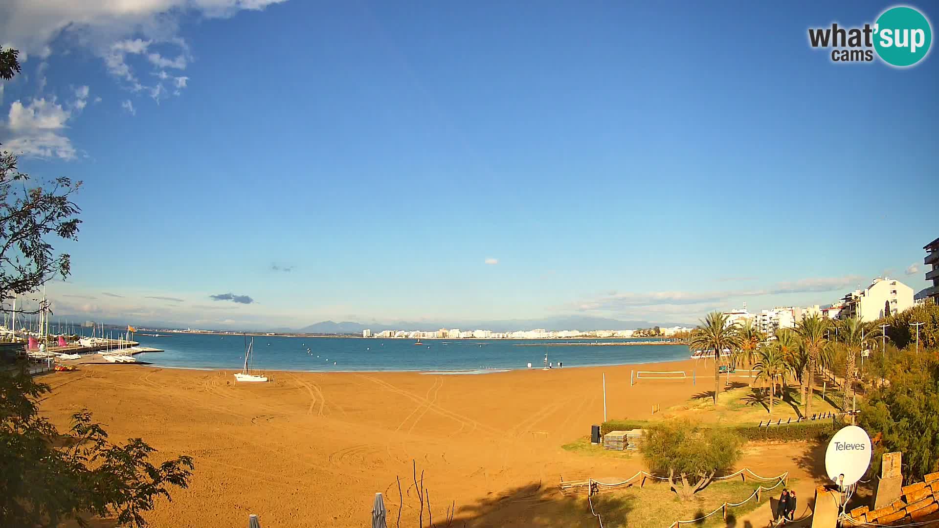 Webcam La Perola beach | ROSES | Costa Brava
