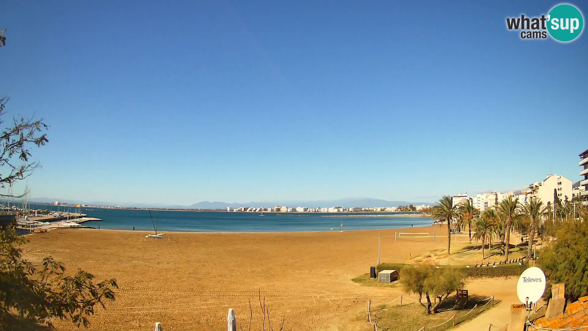 Webcam Strand La Perola | ROSES | Costa Brava