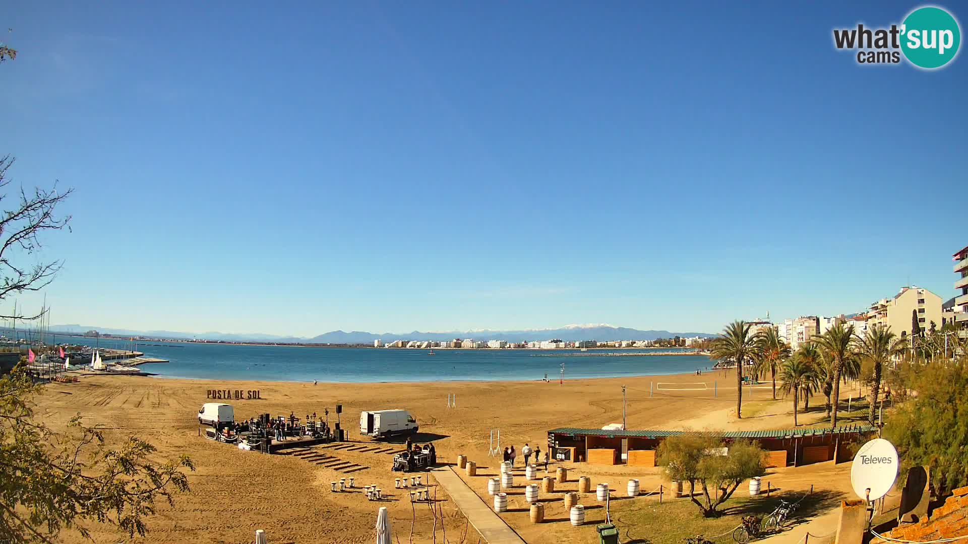 Webcam La Perola beach | ROSES | Costa Brava
