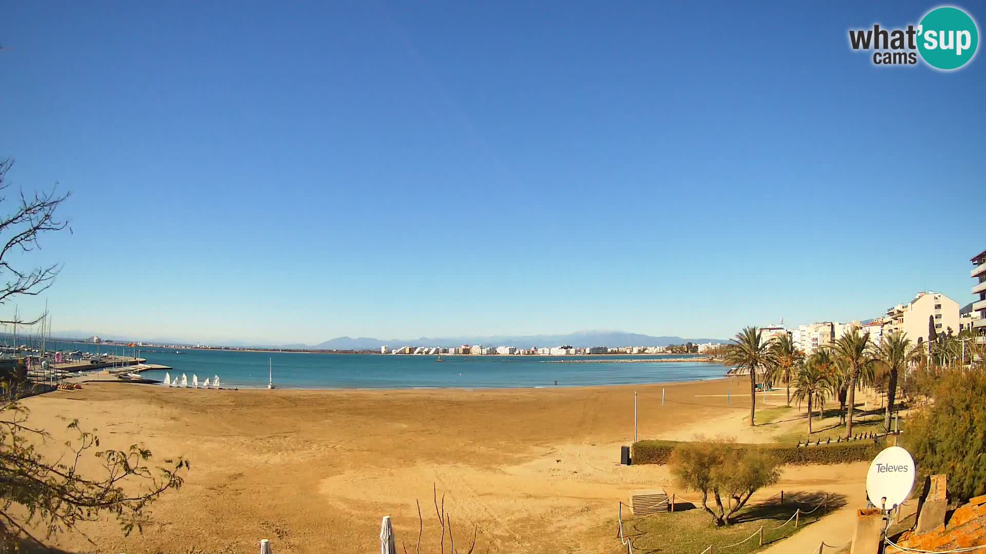 Webcam La Perola beach | ROSES | Costa Brava