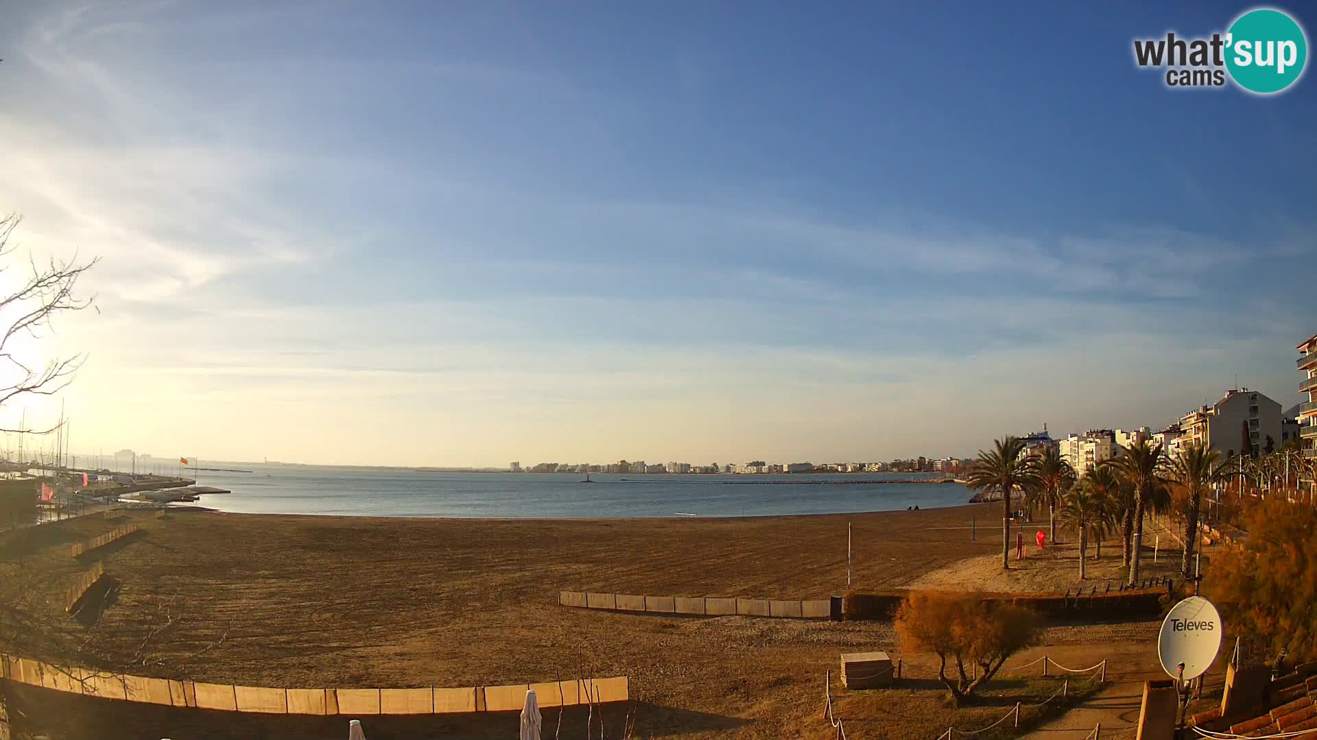 Web kamera plaža La Perola | ROSES | Costa Brava