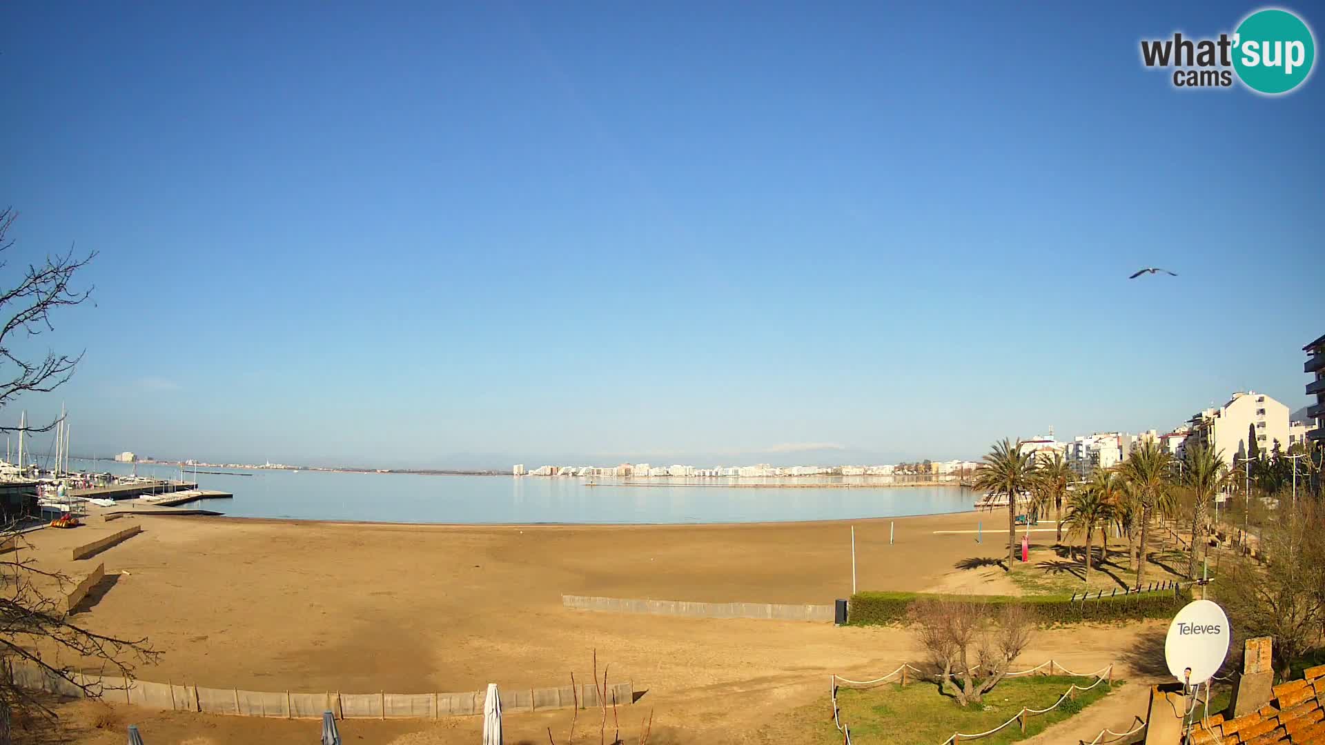 Web kamera plaža La Perola | ROSES | Costa Brava