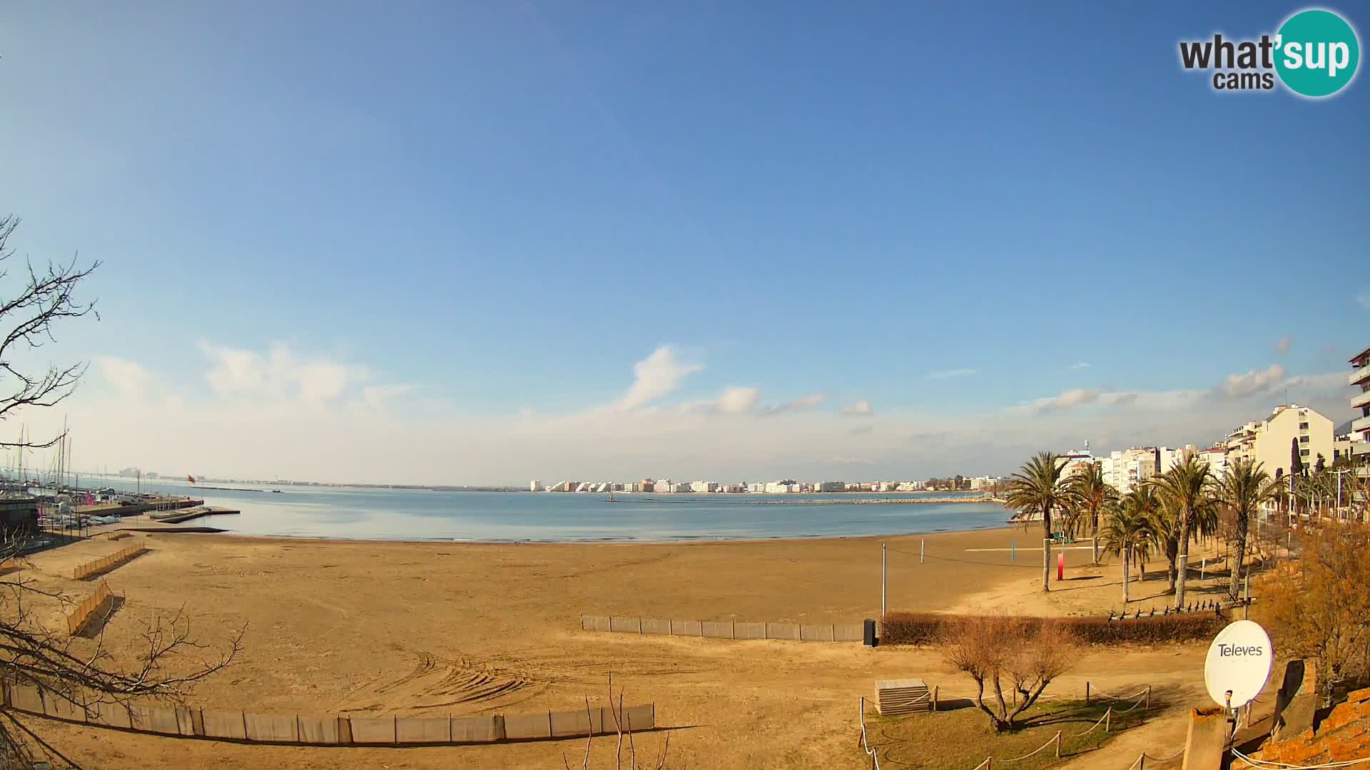 Web kamera plaža La Perola | ROSES | Costa Brava