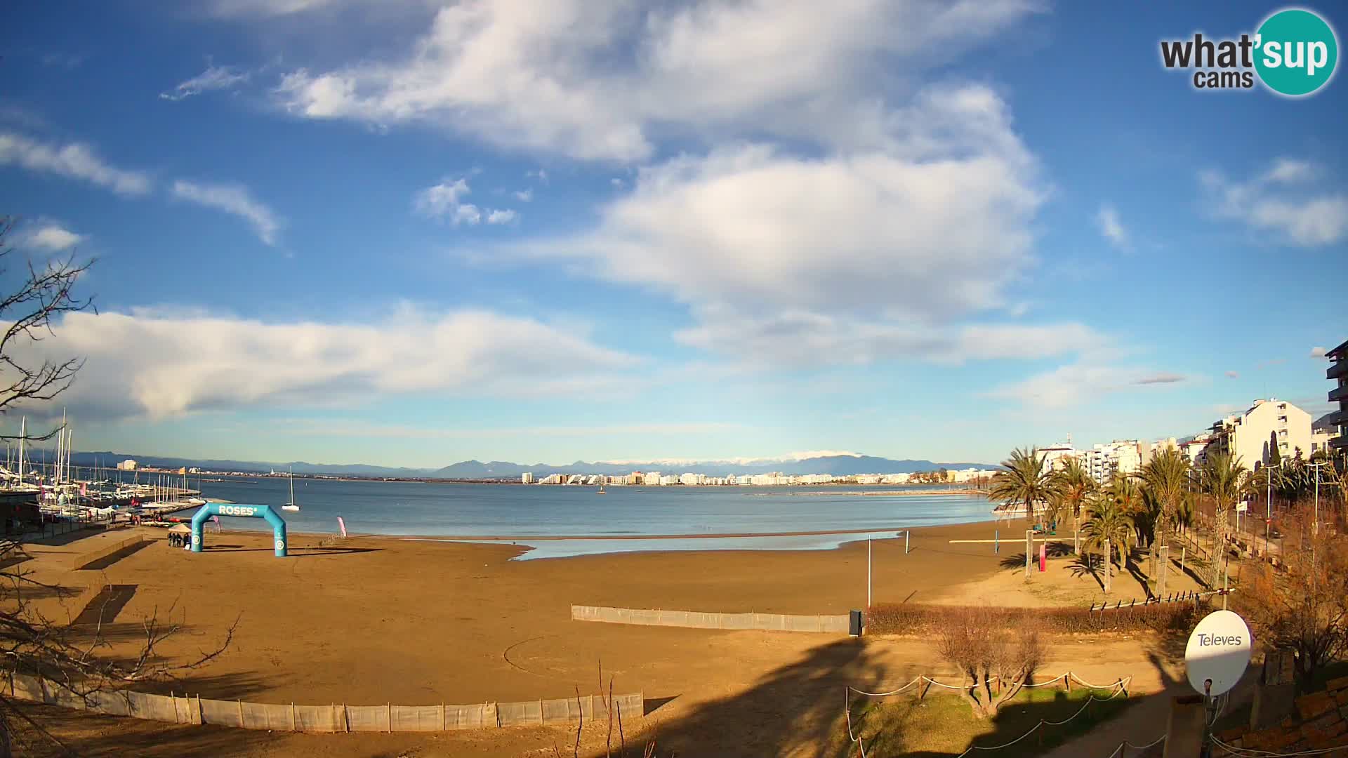 Web kamera plaža La Perola | ROSES | Costa Brava