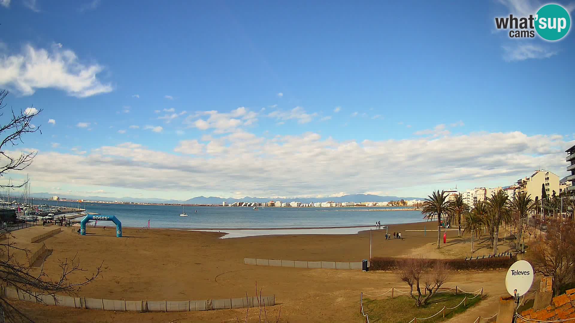 Webcam Strand La Perola | ROSES | Costa Brava