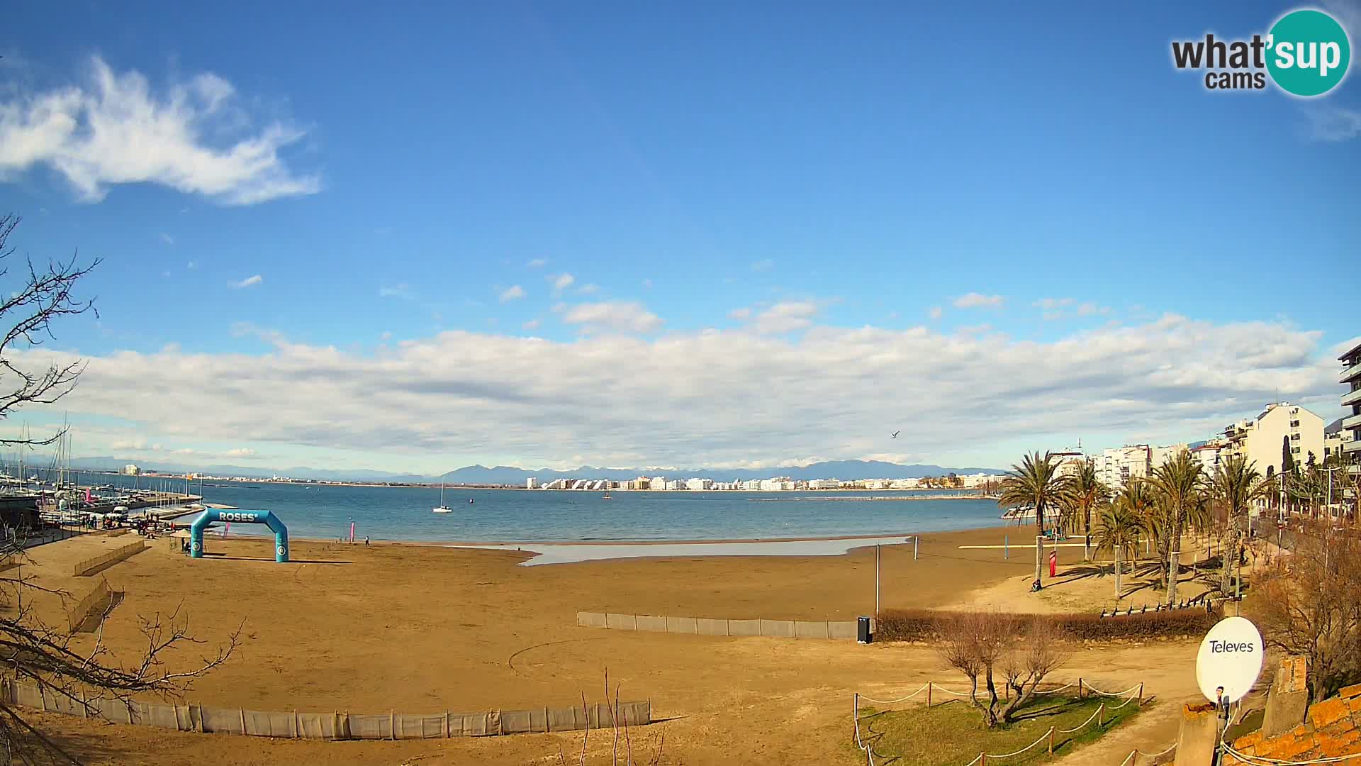 Webcam Strand La Perola | ROSES | Costa Brava