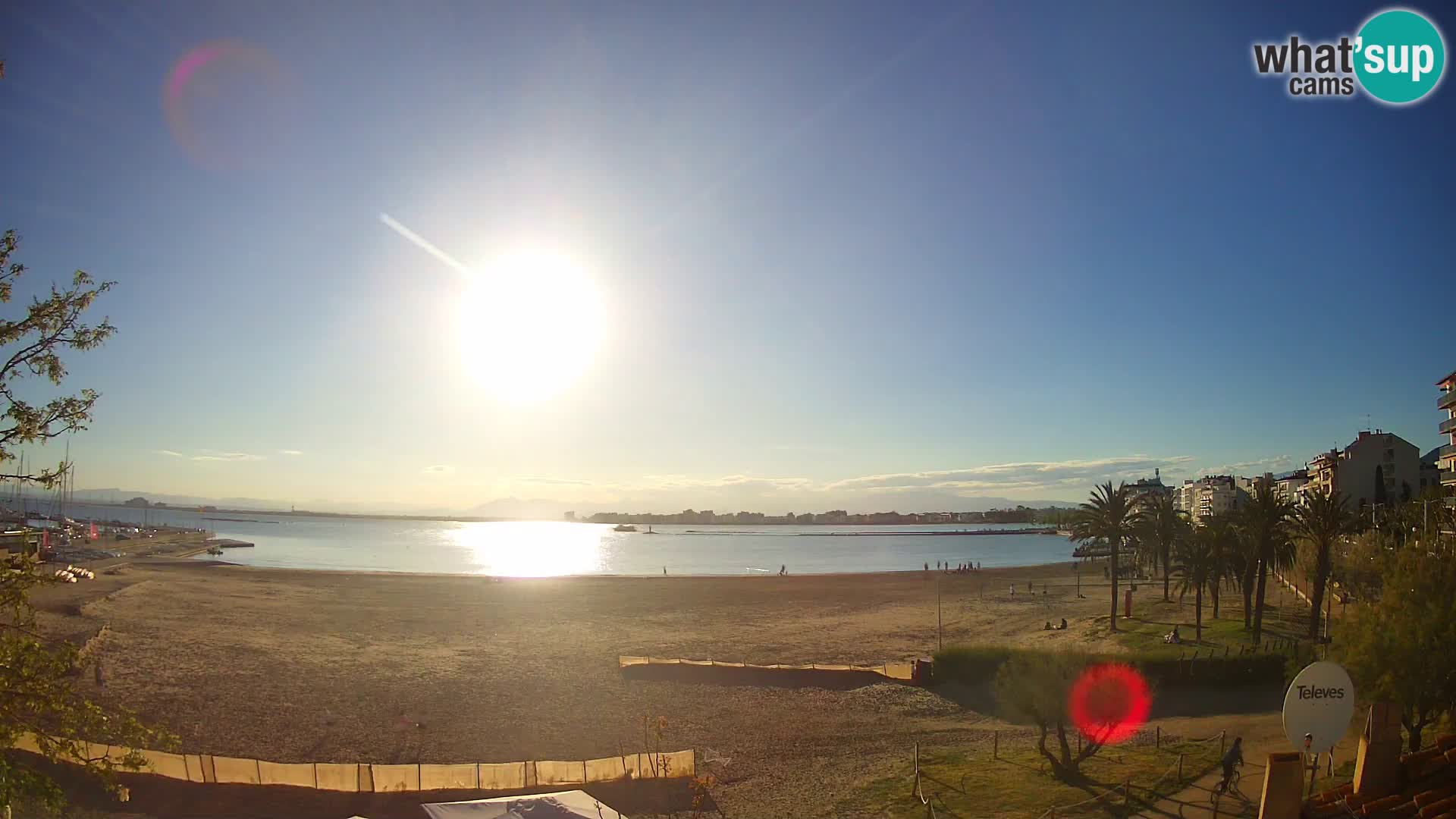 Webcam La Perola beach | ROSES | Costa Brava