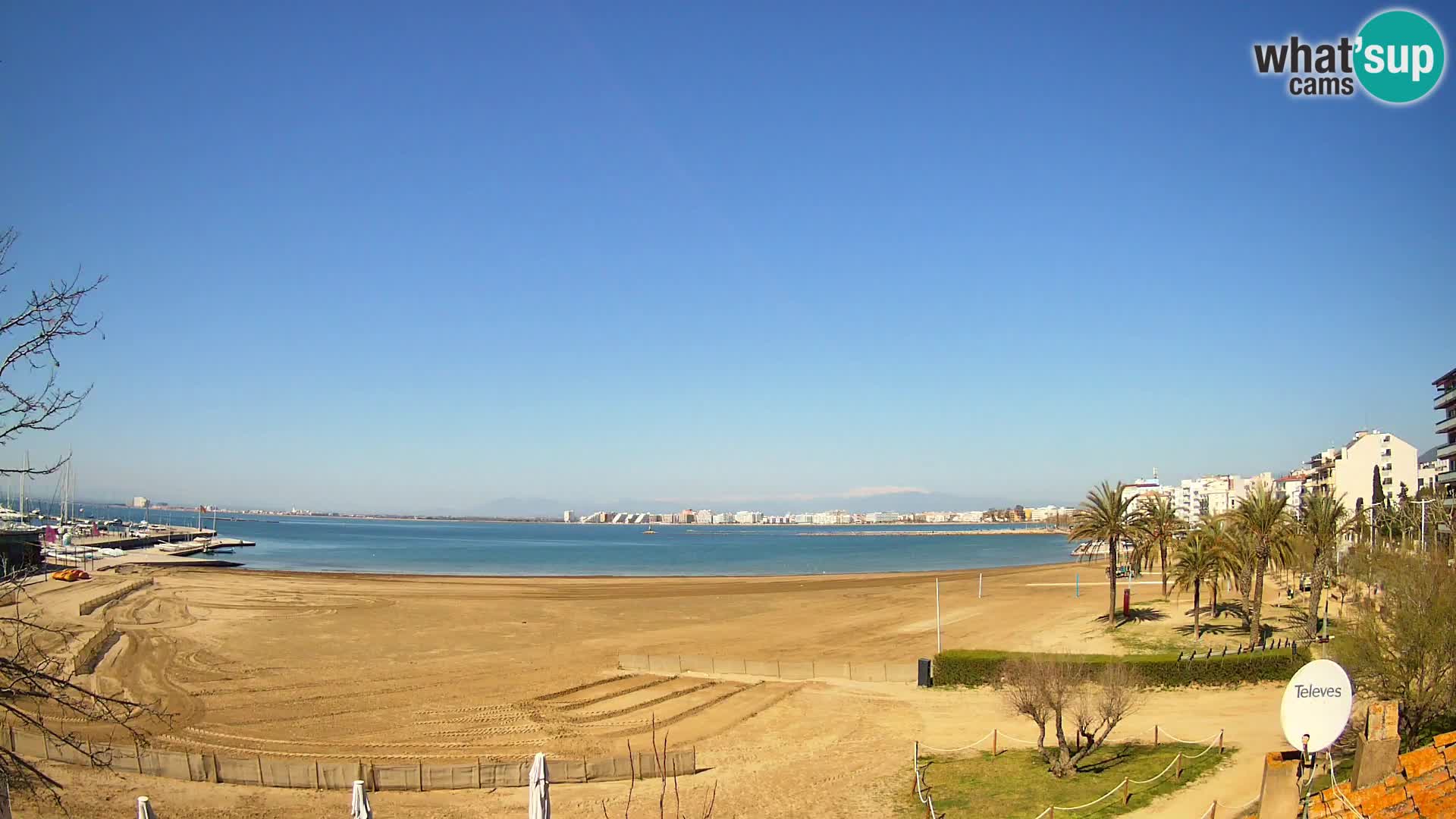 Webcam La Perola beach | ROSES | Costa Brava