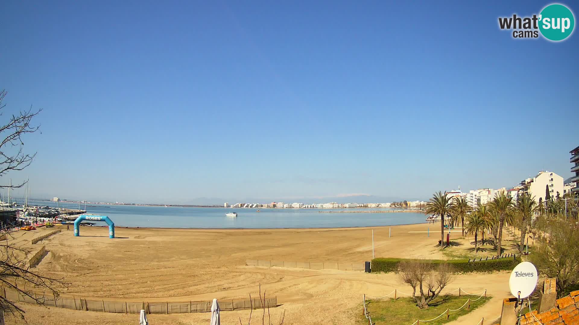 Webcam La Perola beach | ROSES | Costa Brava