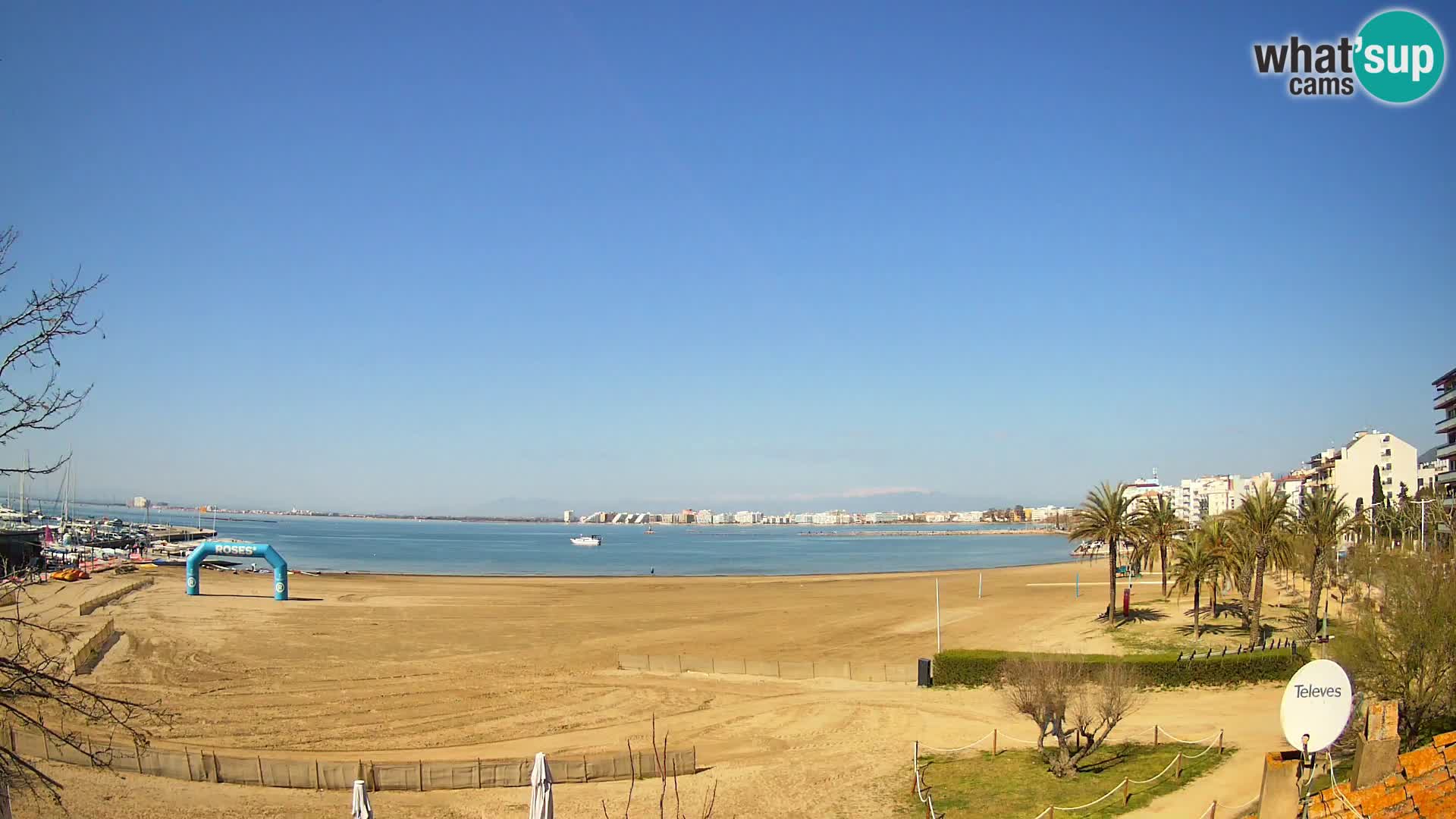 Webcam Strand La Perola | ROSES | Costa Brava