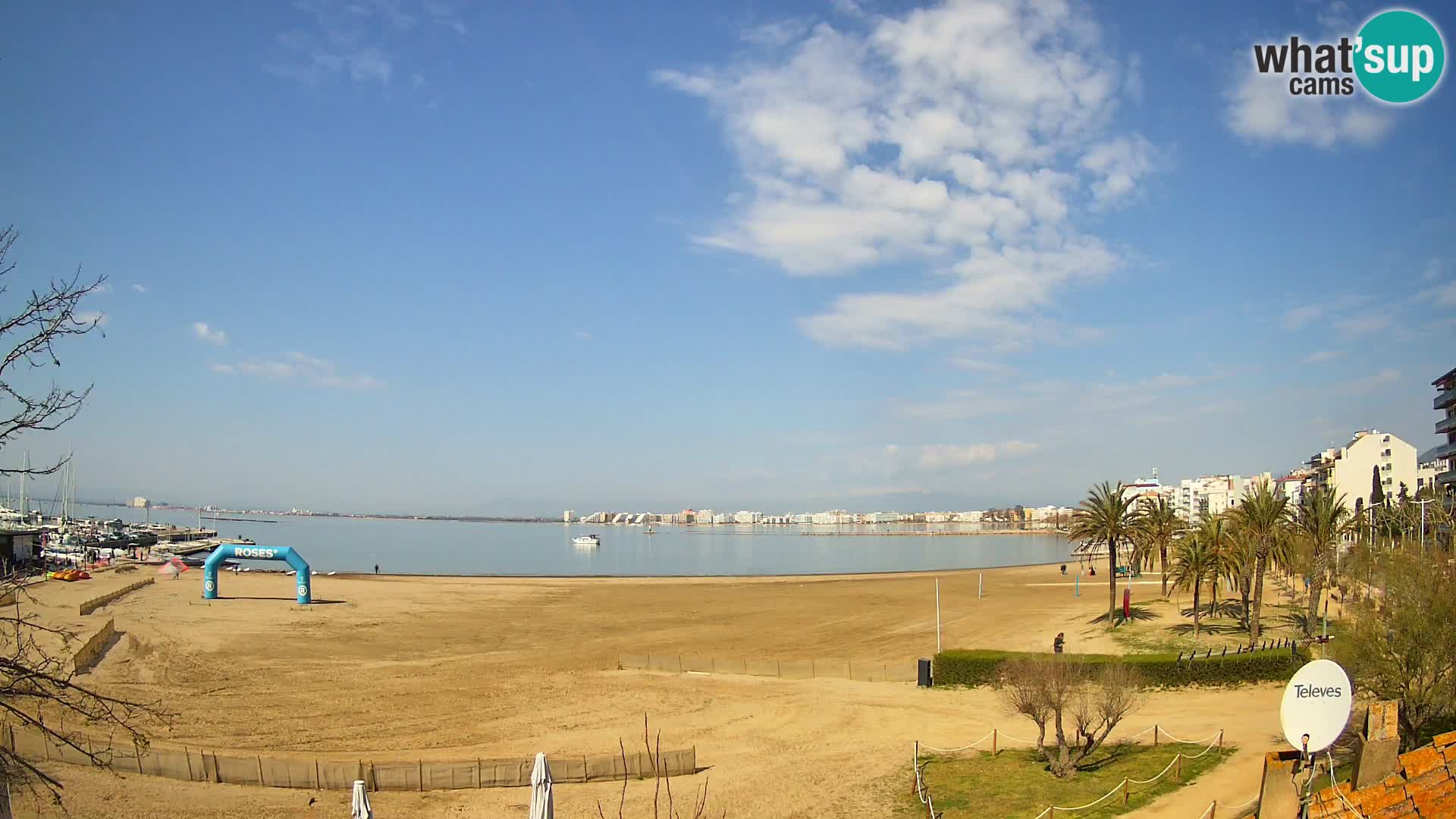 Webcam Strand La Perola | ROSES | Costa Brava