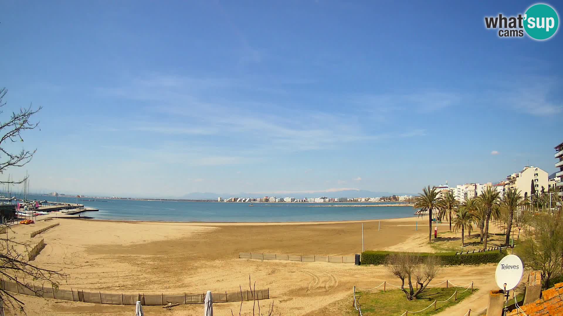 Webcam La Perola beach | ROSES | Costa Brava