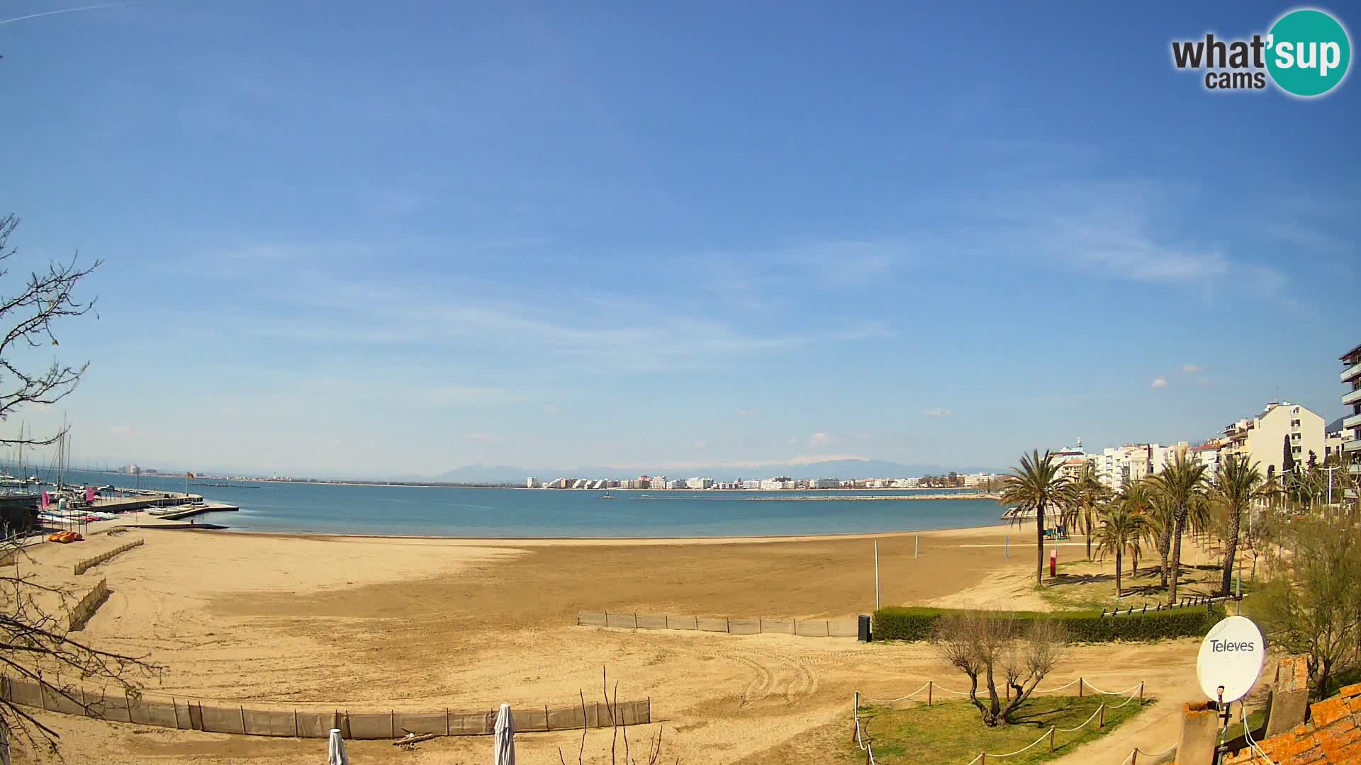 Webcam La Perola beach | ROSES | Costa Brava