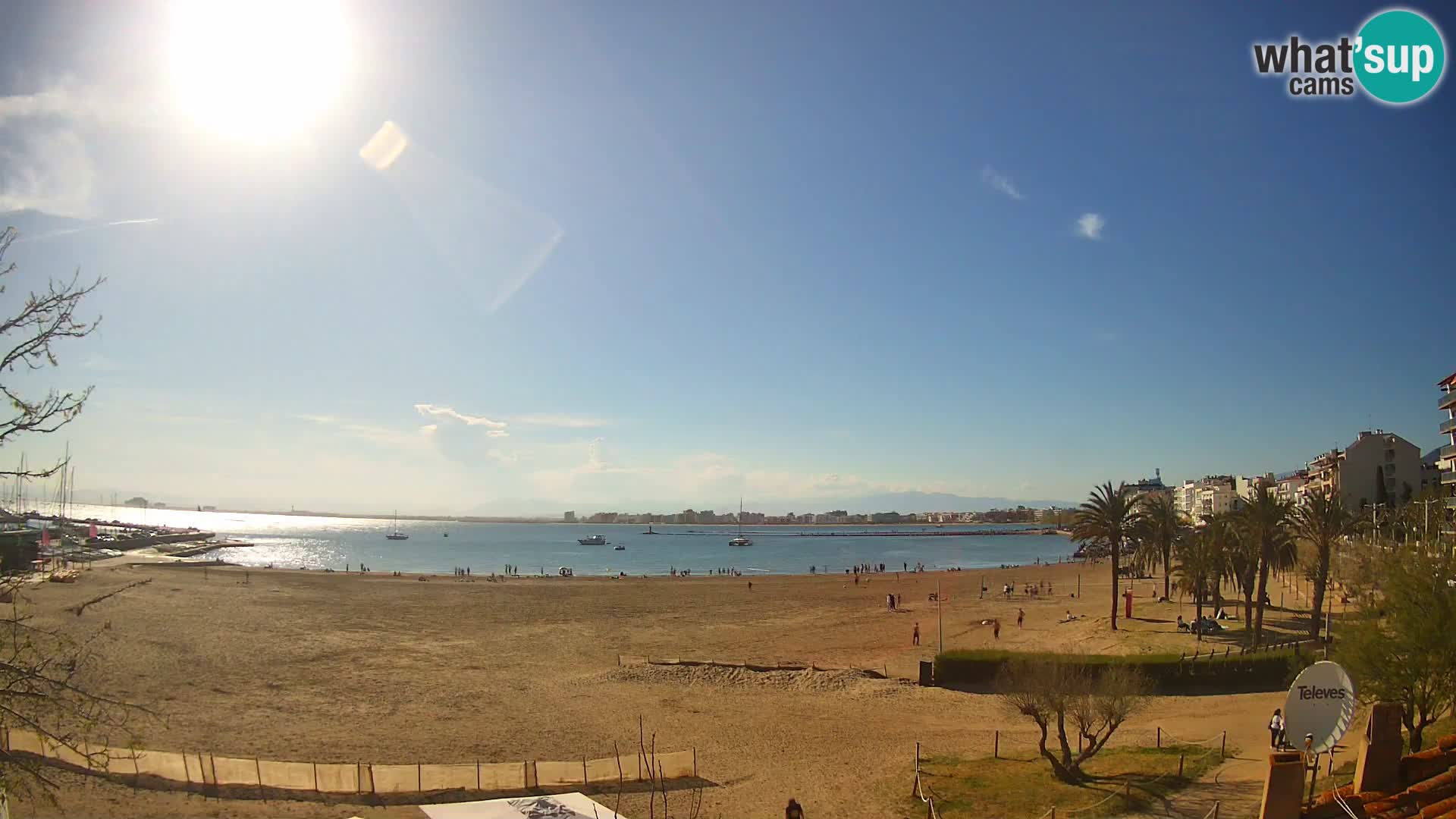 Webcam plage La Perola | ROSES | Costa Brava