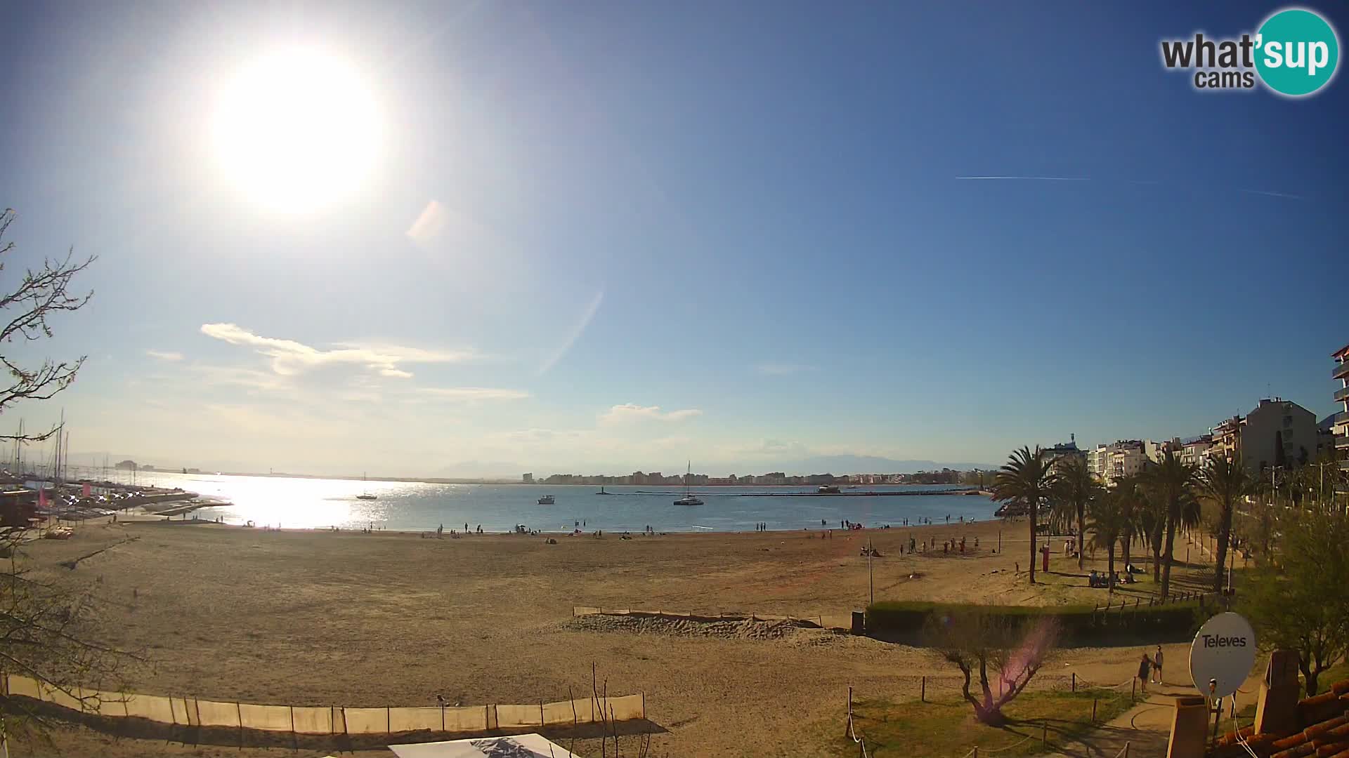 Webcam La Perola beach | ROSES | Costa Brava