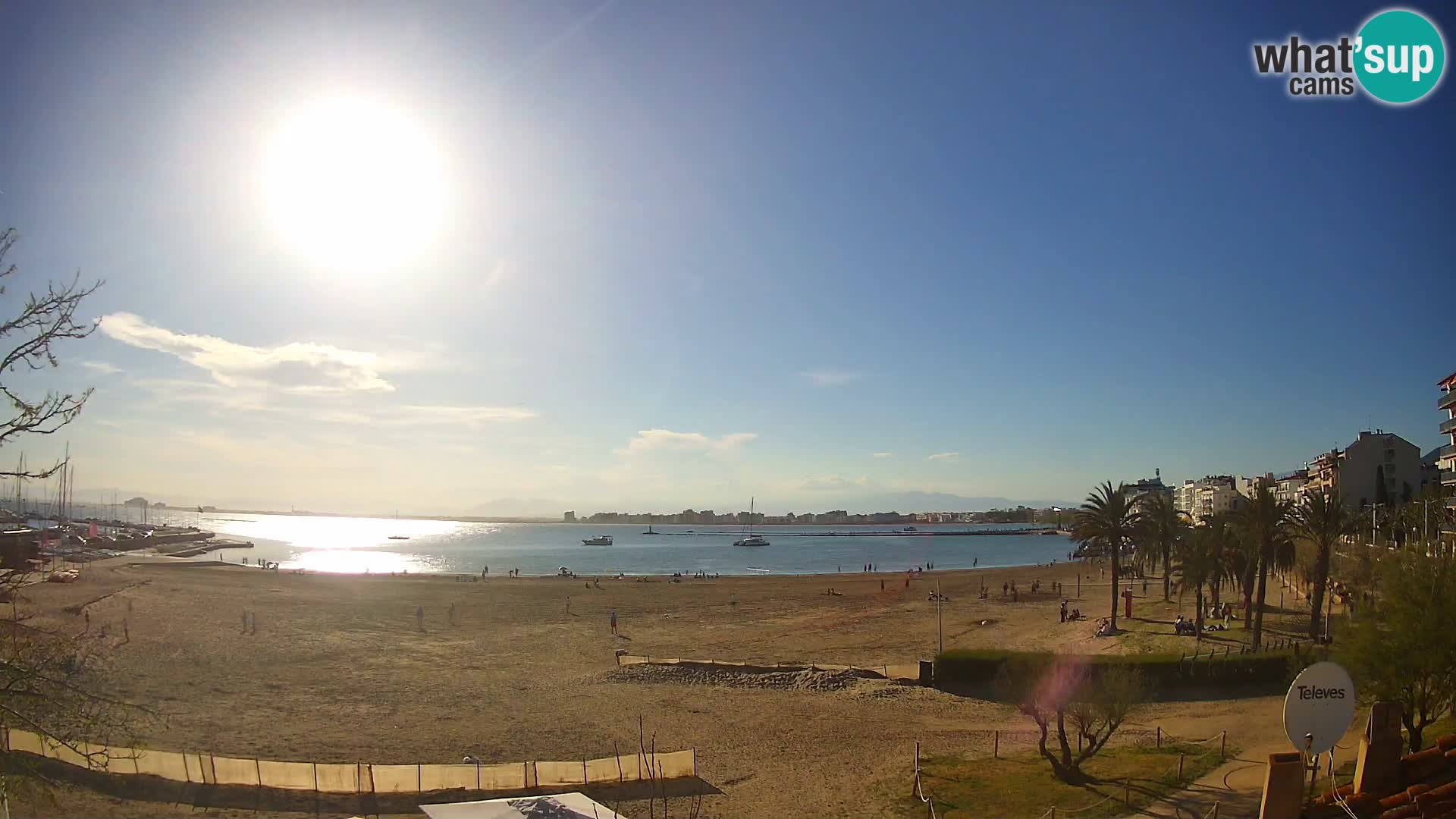 Webcam La Perola beach | ROSES | Costa Brava