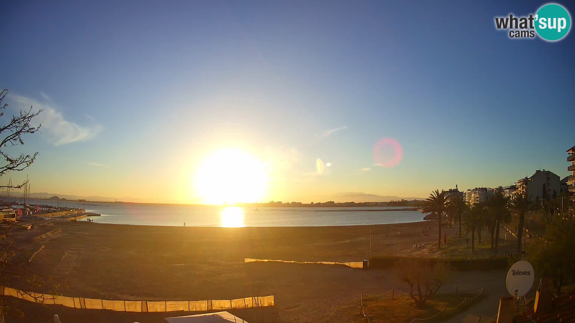 Webcam La Perola beach | ROSES | Costa Brava