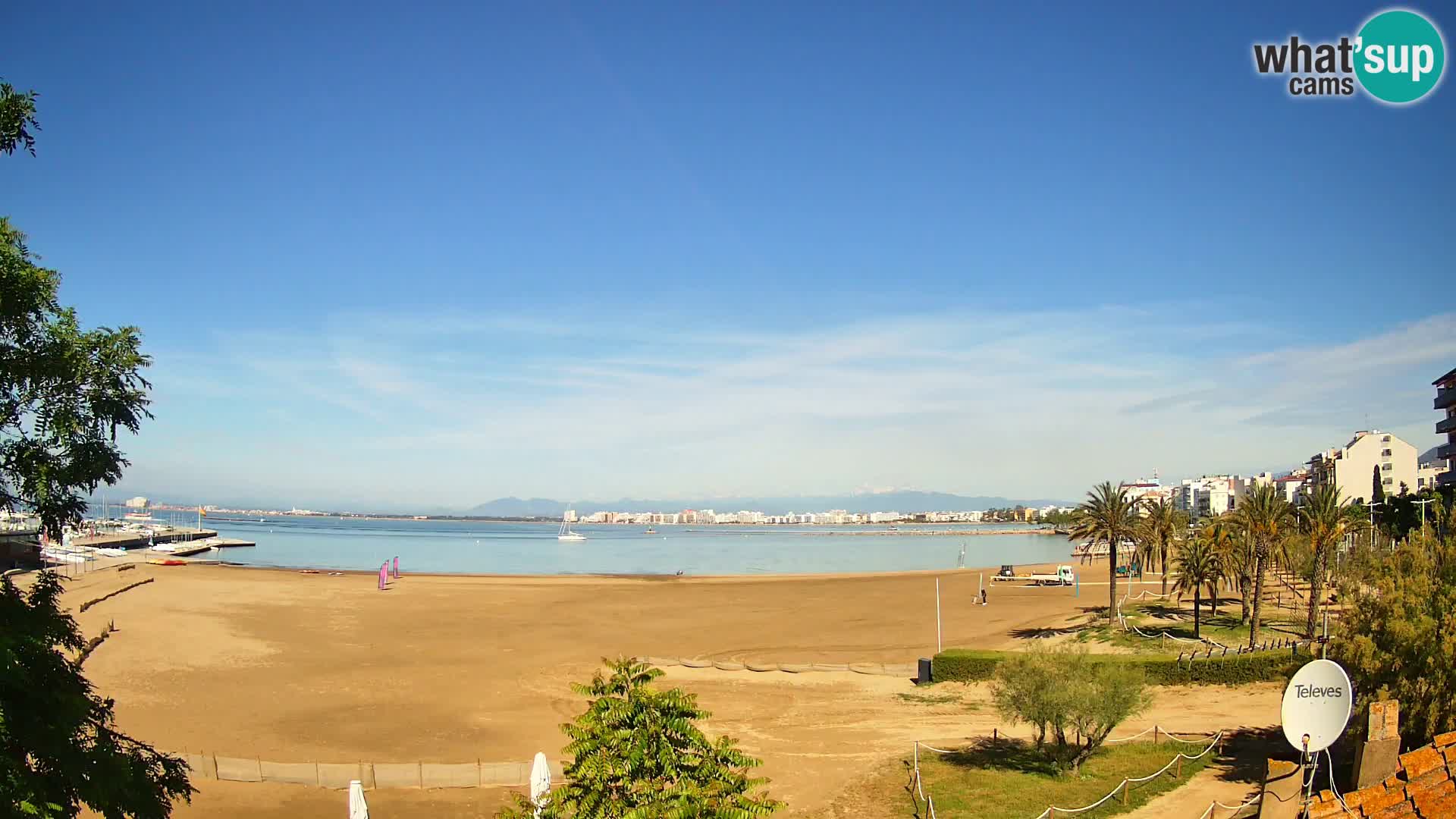 Webcam La Perola beach | ROSES | Costa Brava