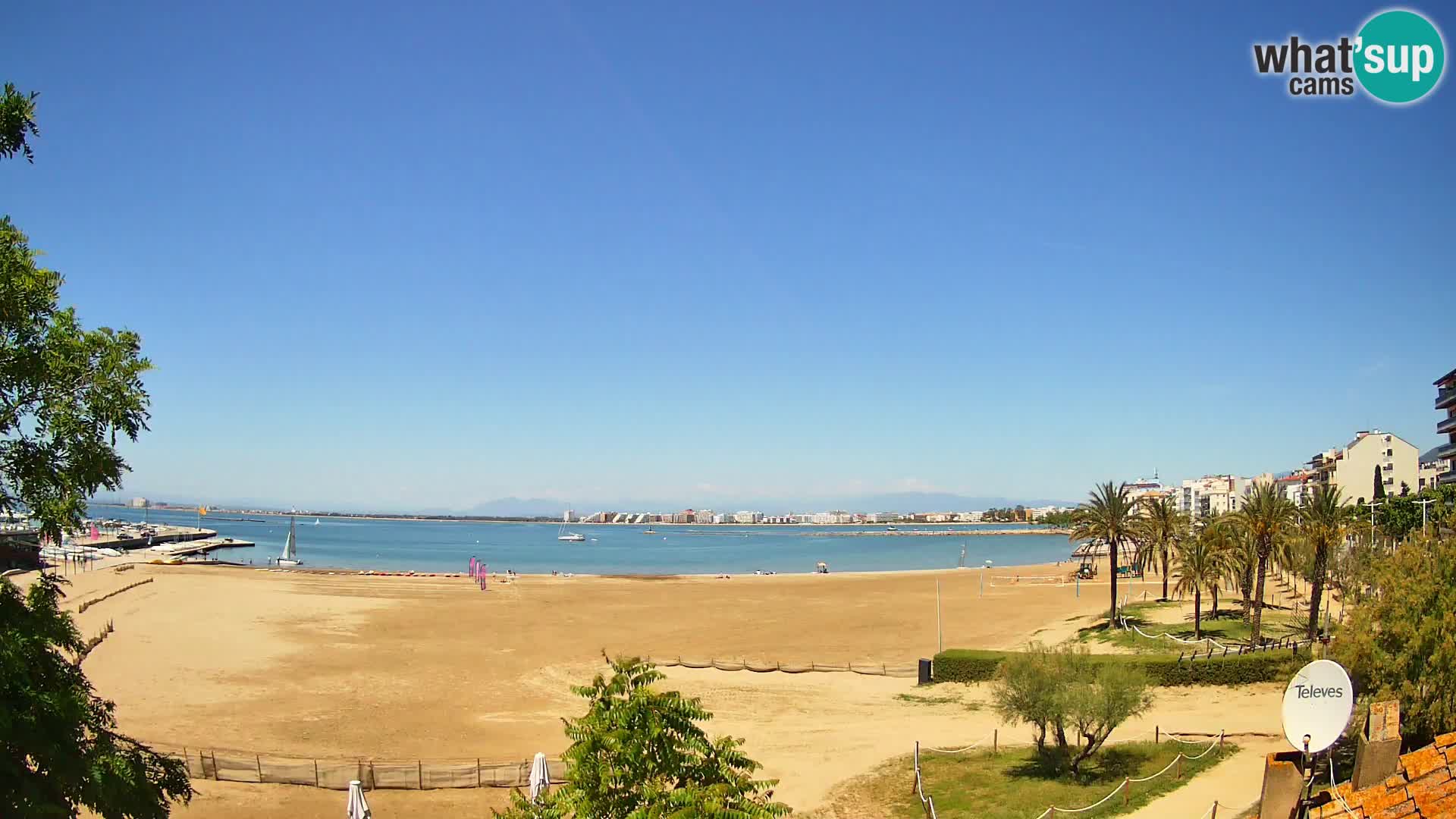 Webcam plage La Perola | ROSES | Costa Brava