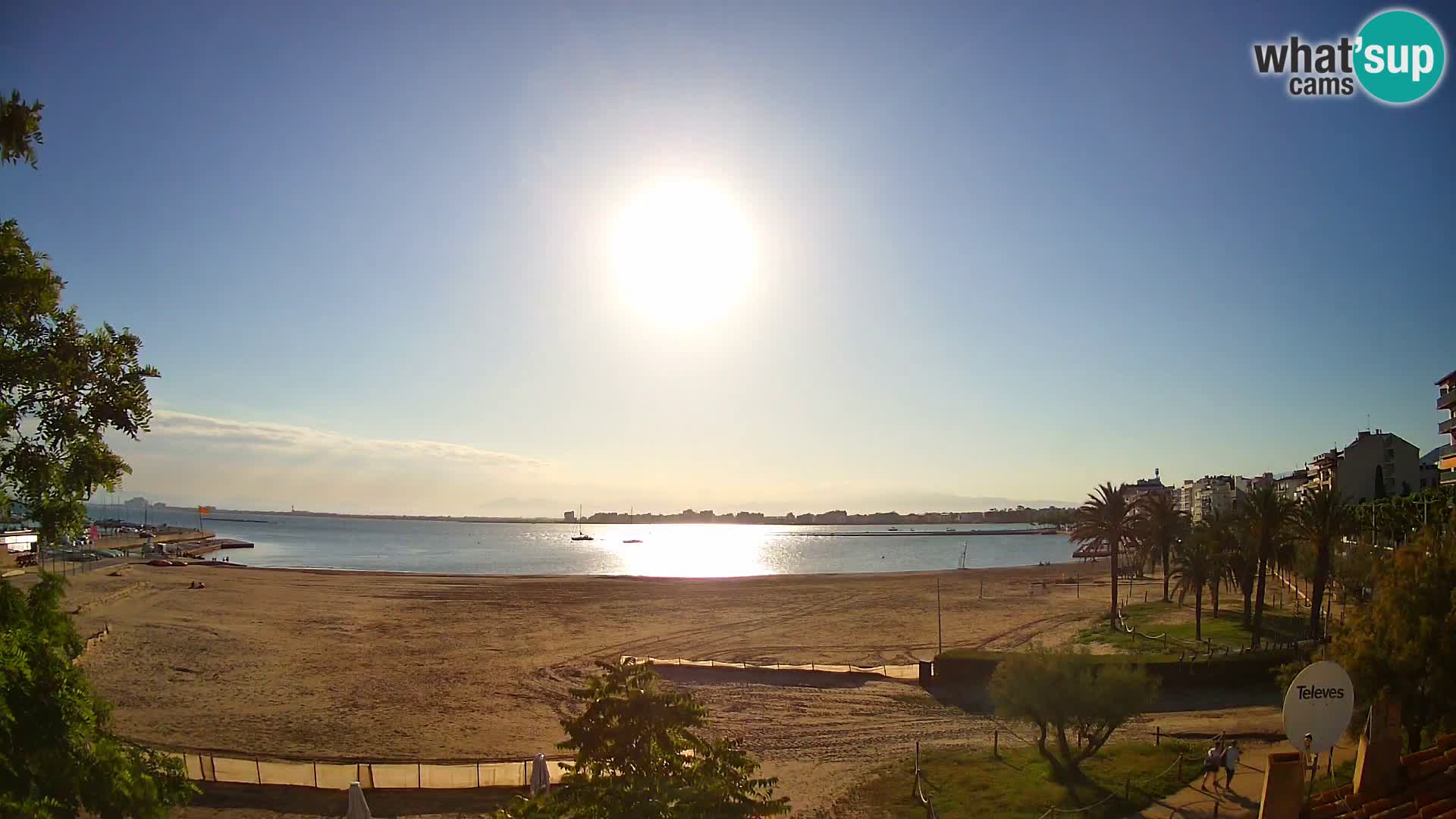 Webcam La Perola beach | ROSES | Costa Brava