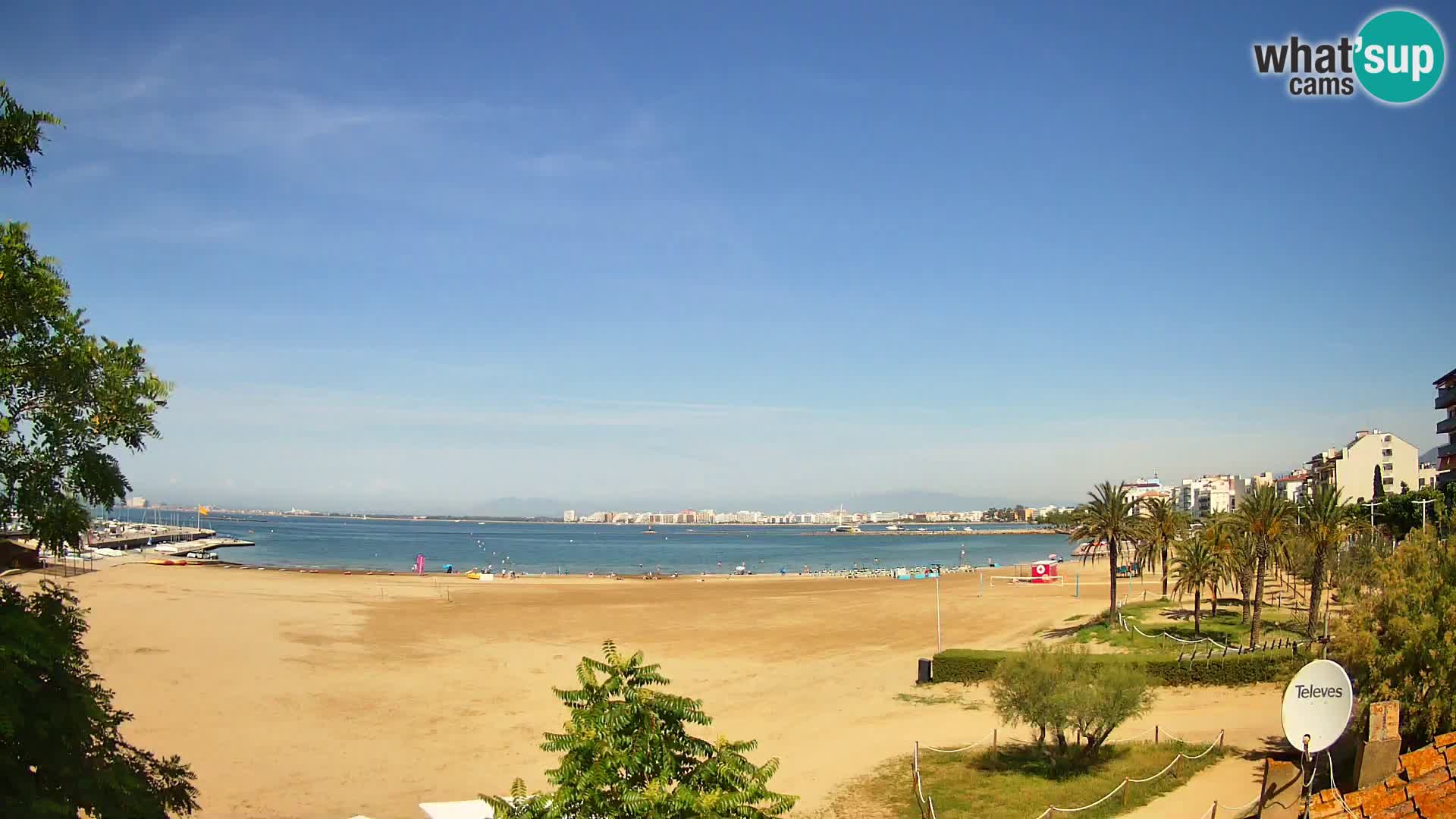 Webcam La Perola beach | ROSES | Costa Brava