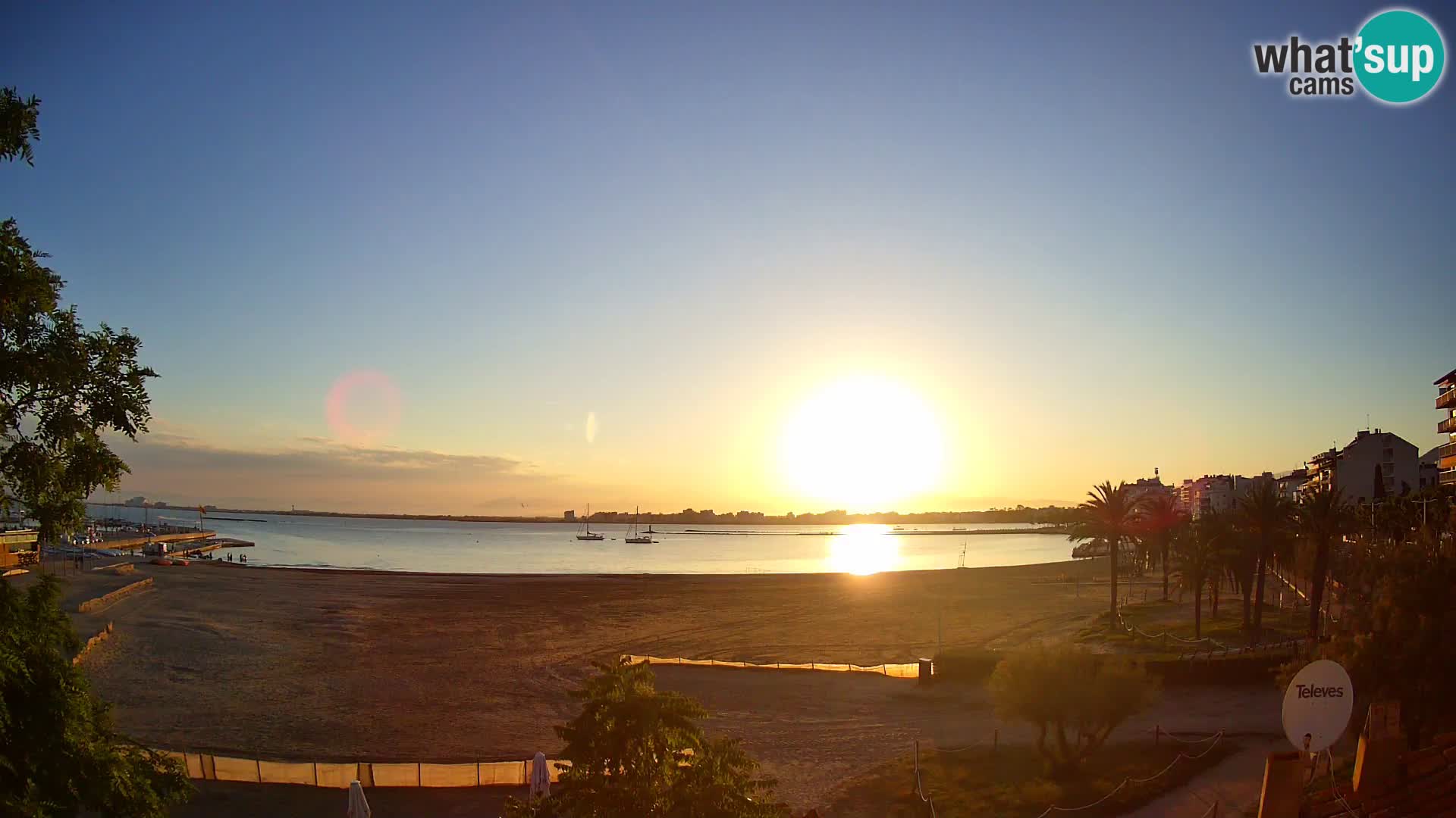 Webcam La Perola beach | ROSES | Costa Brava