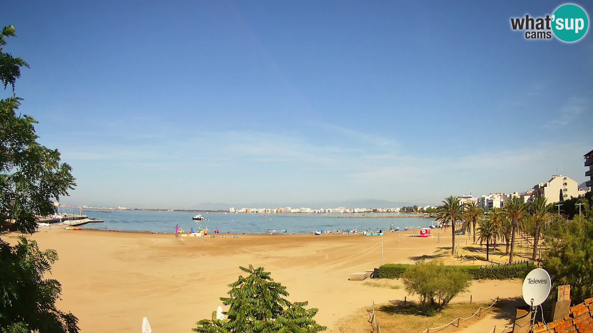 Webcam La Perola beach | ROSES | Costa Brava