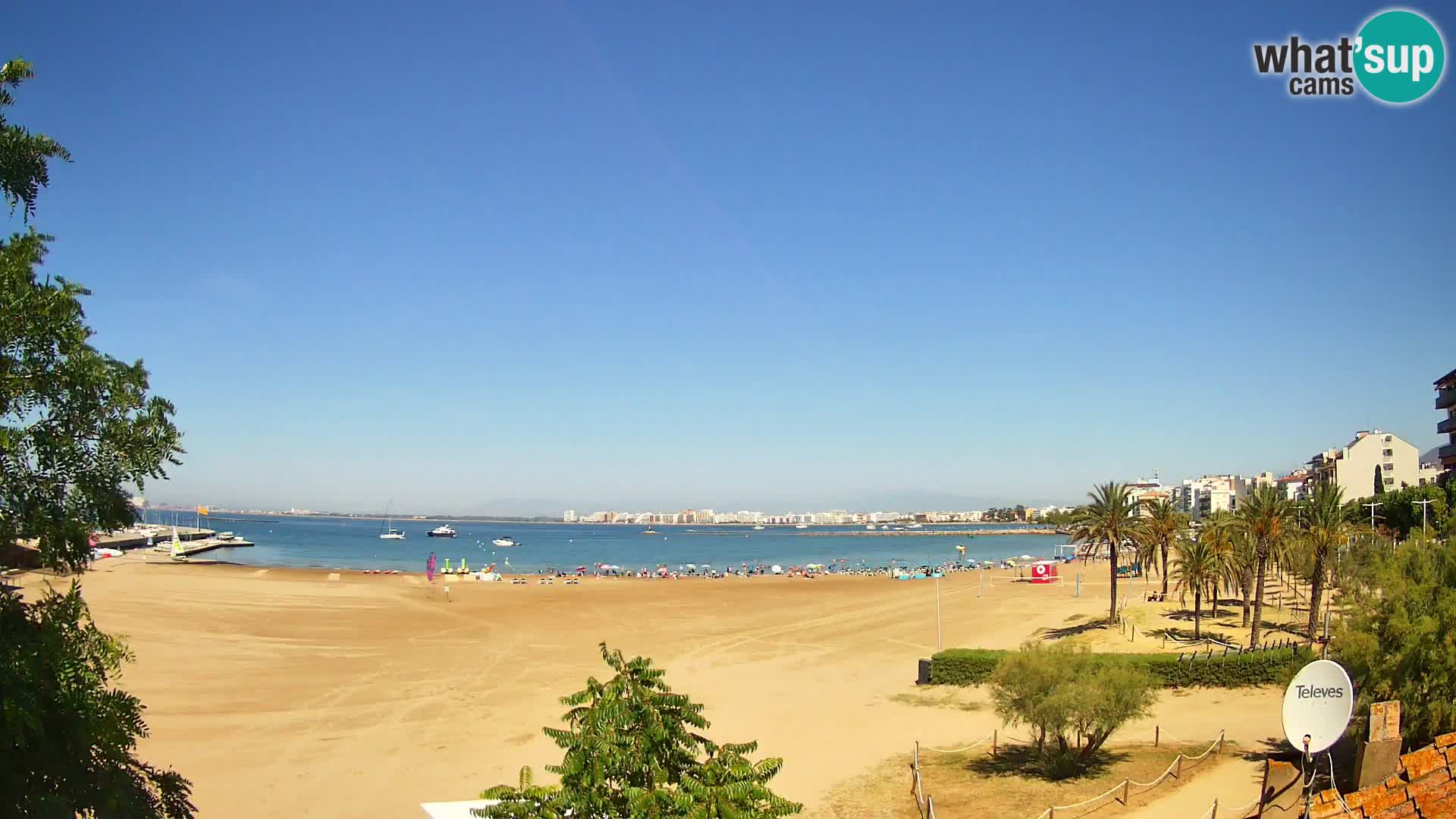 Kamera plaža La Perola | ROSES | Costa Brava