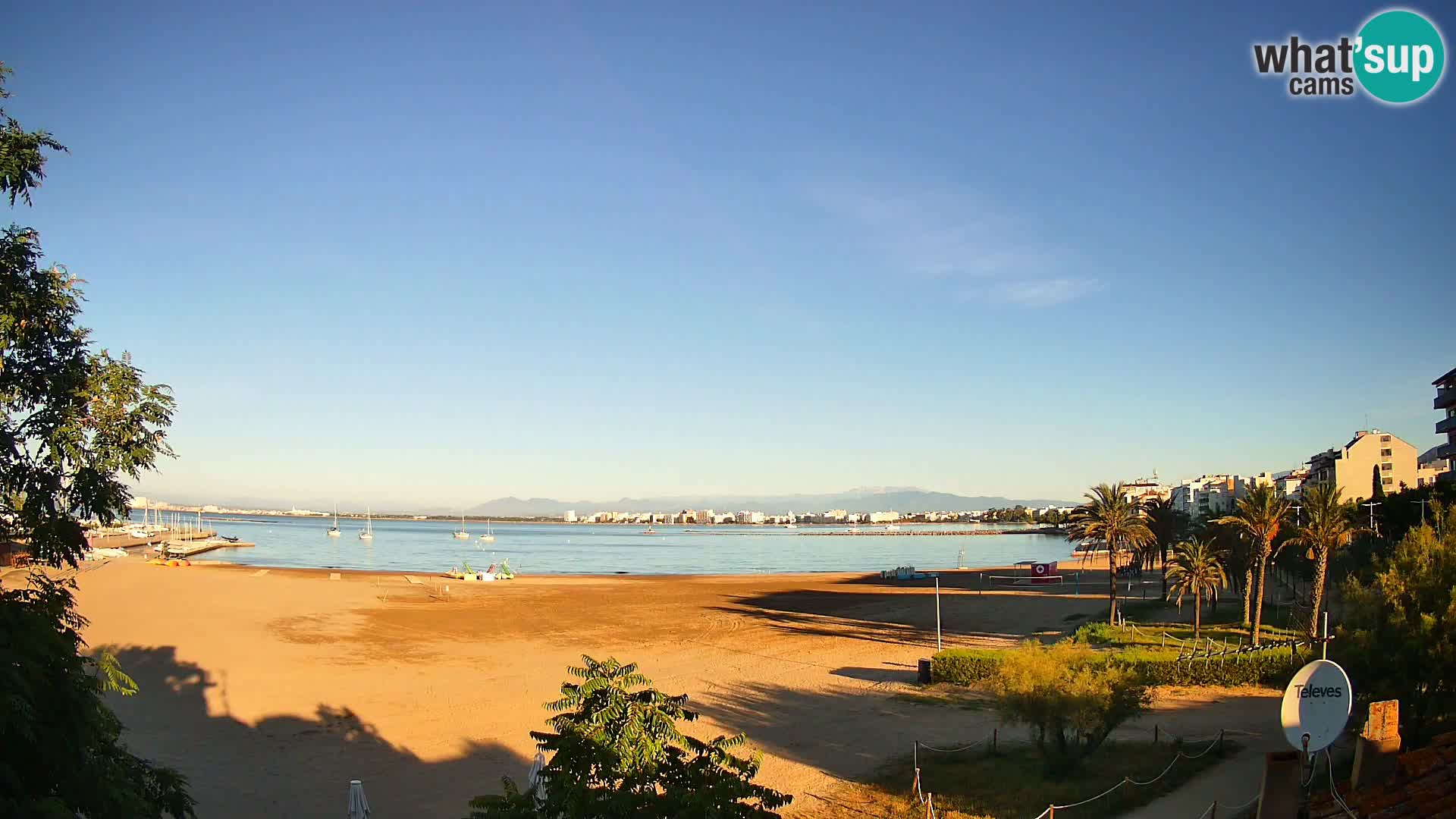 Webcam La Perola beach | ROSES | Costa Brava