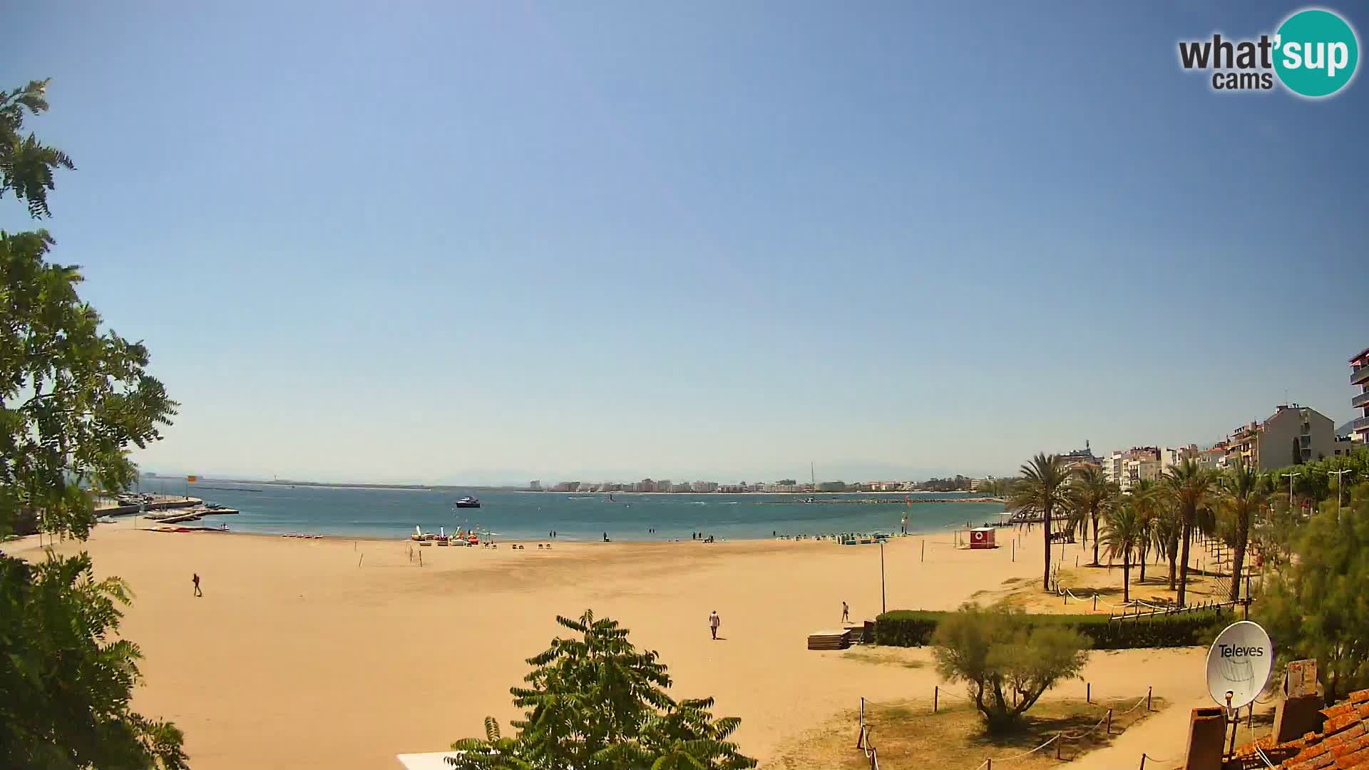 Webcam La Perola beach | ROSES | Costa Brava