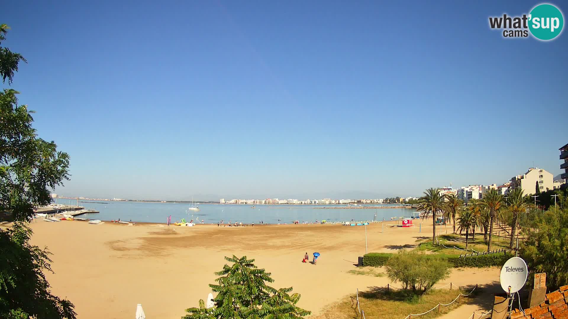 Webcam La Perola beach | ROSES | Costa Brava