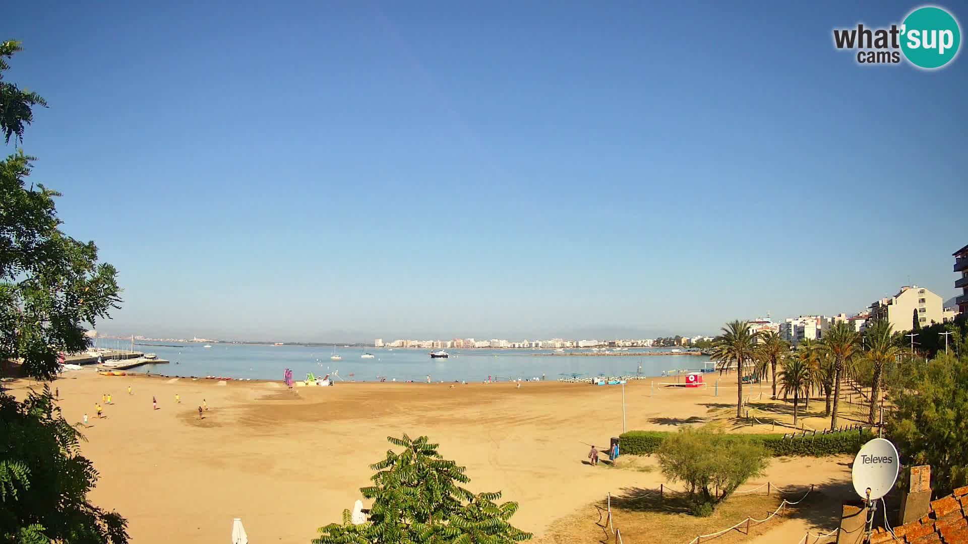 Kamera plaža La Perola | ROSES | Costa Brava