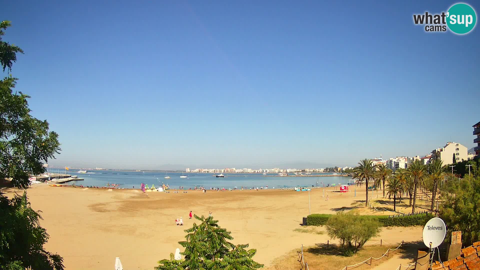 Webcam La Perola beach | ROSES | Costa Brava