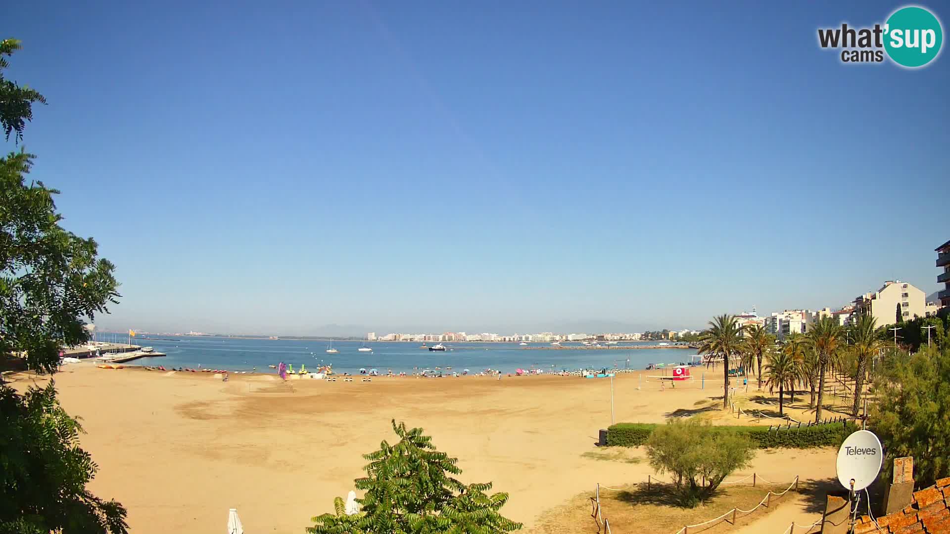 Webcam Strand La Perola | ROSES | Costa Brava