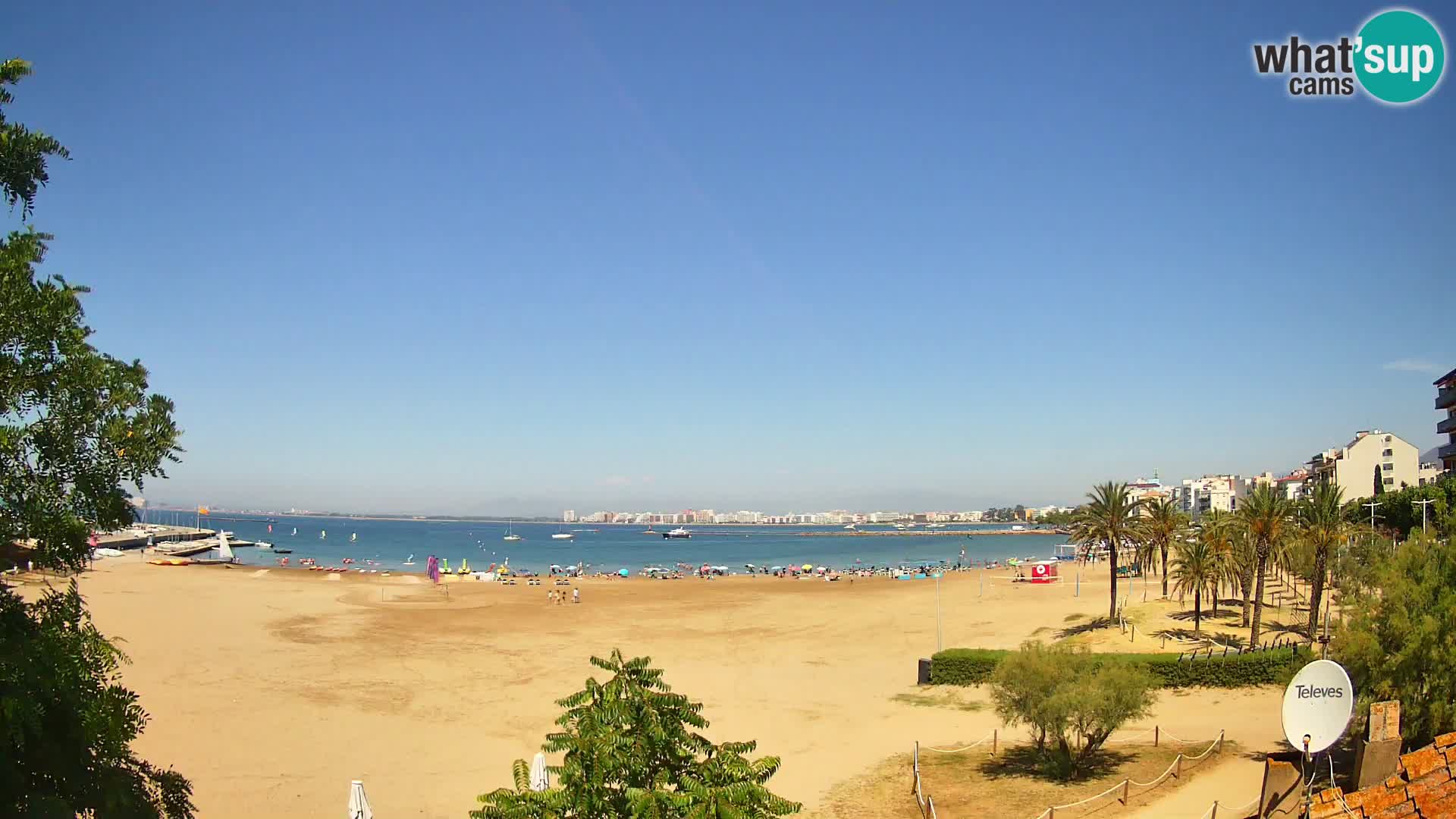 Webcam Strand La Perola | ROSES | Costa Brava