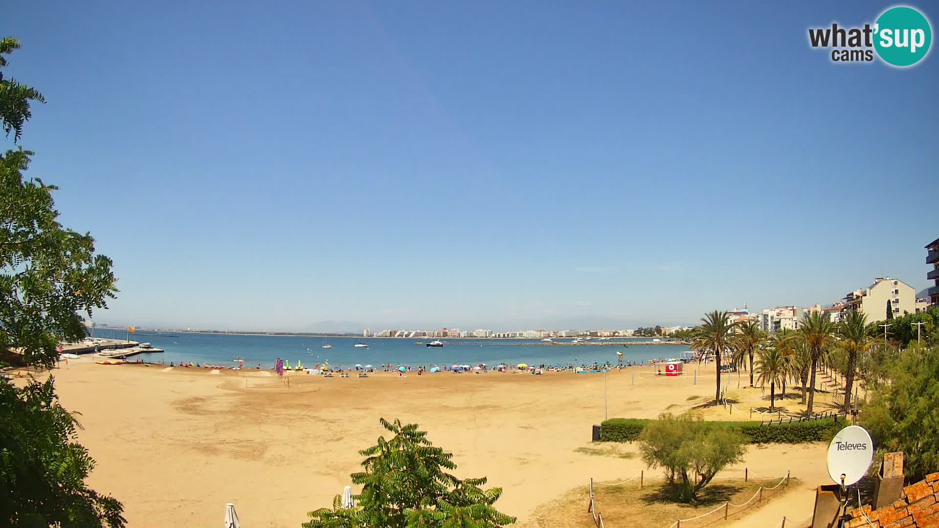 Webcam plage La Perola | ROSES | Costa Brava