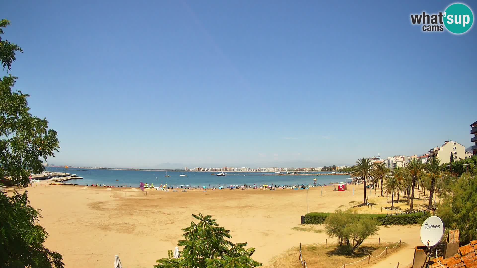 Webcam plage La Perola | ROSES | Costa Brava