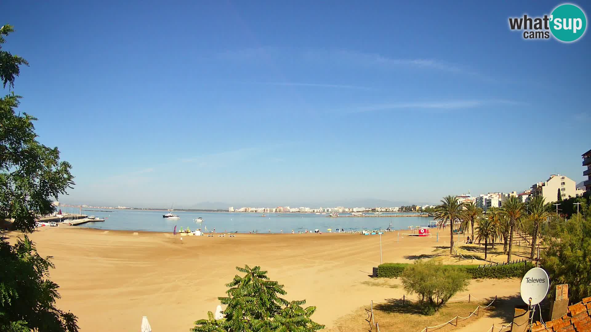 Webcam La Perola beach | ROSES | Costa Brava