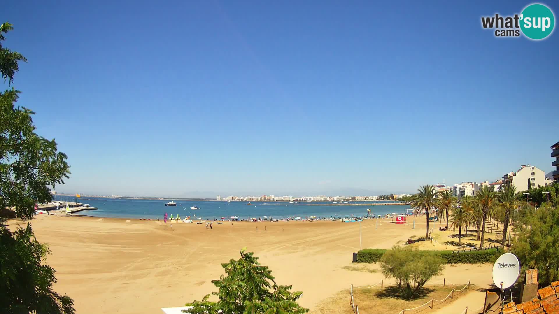 Webcam La Perola beach | ROSES | Costa Brava