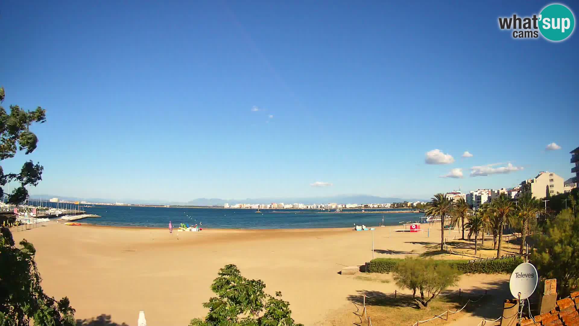 Webcam plage La Perola | ROSES | Costa Brava