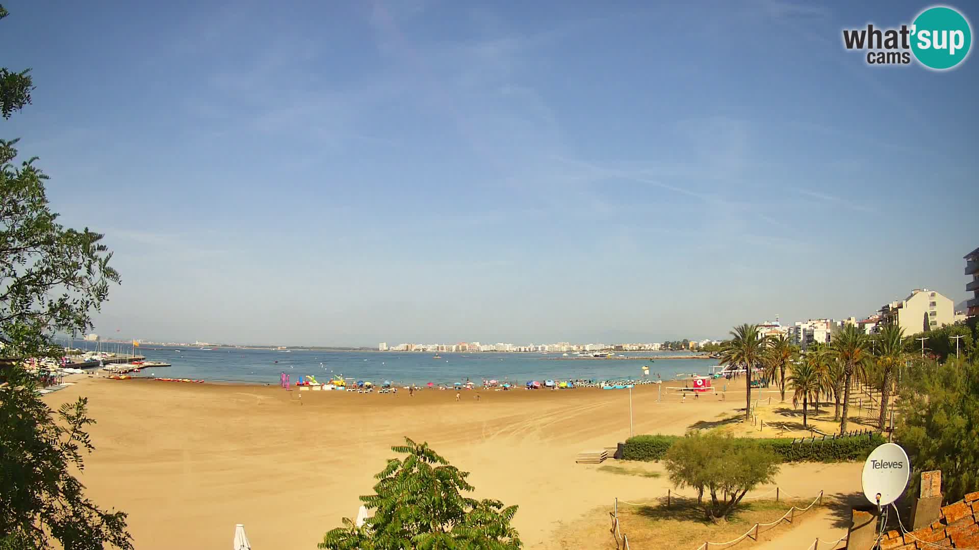 Webcam La Perola beach | ROSES | Costa Brava